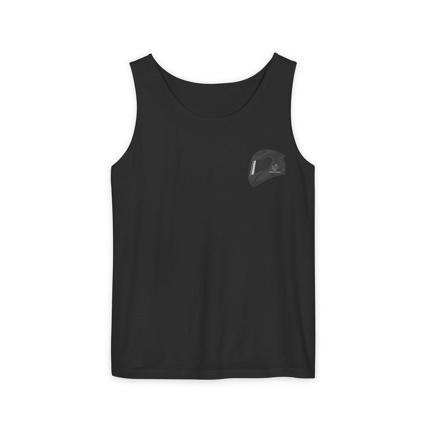 Zx6r Backprint Nice Custom Motorcycle Graphic Tank Top - Unisex Garment-Dyed