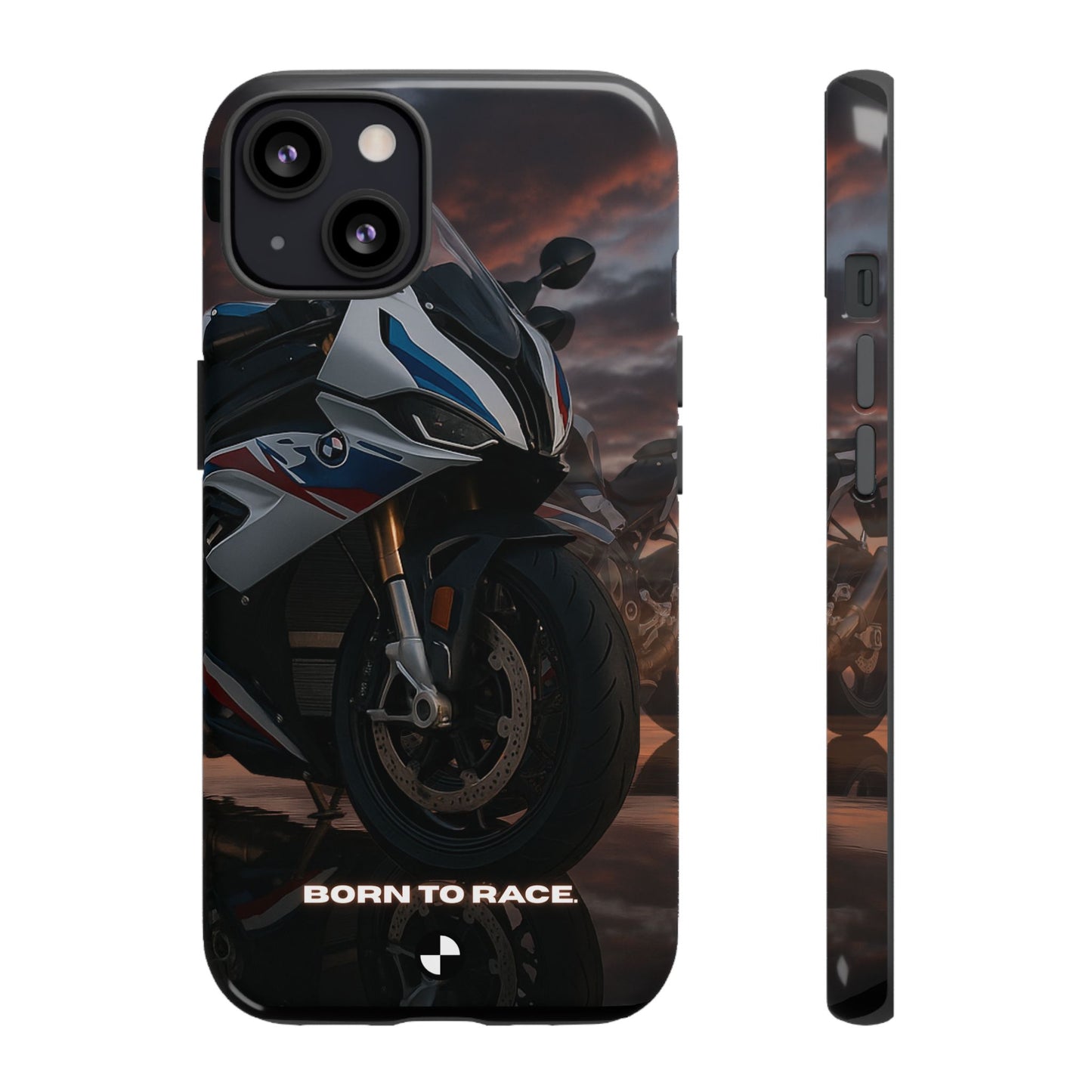 Coque de téléphone pour moto BMW – Design Born to Race