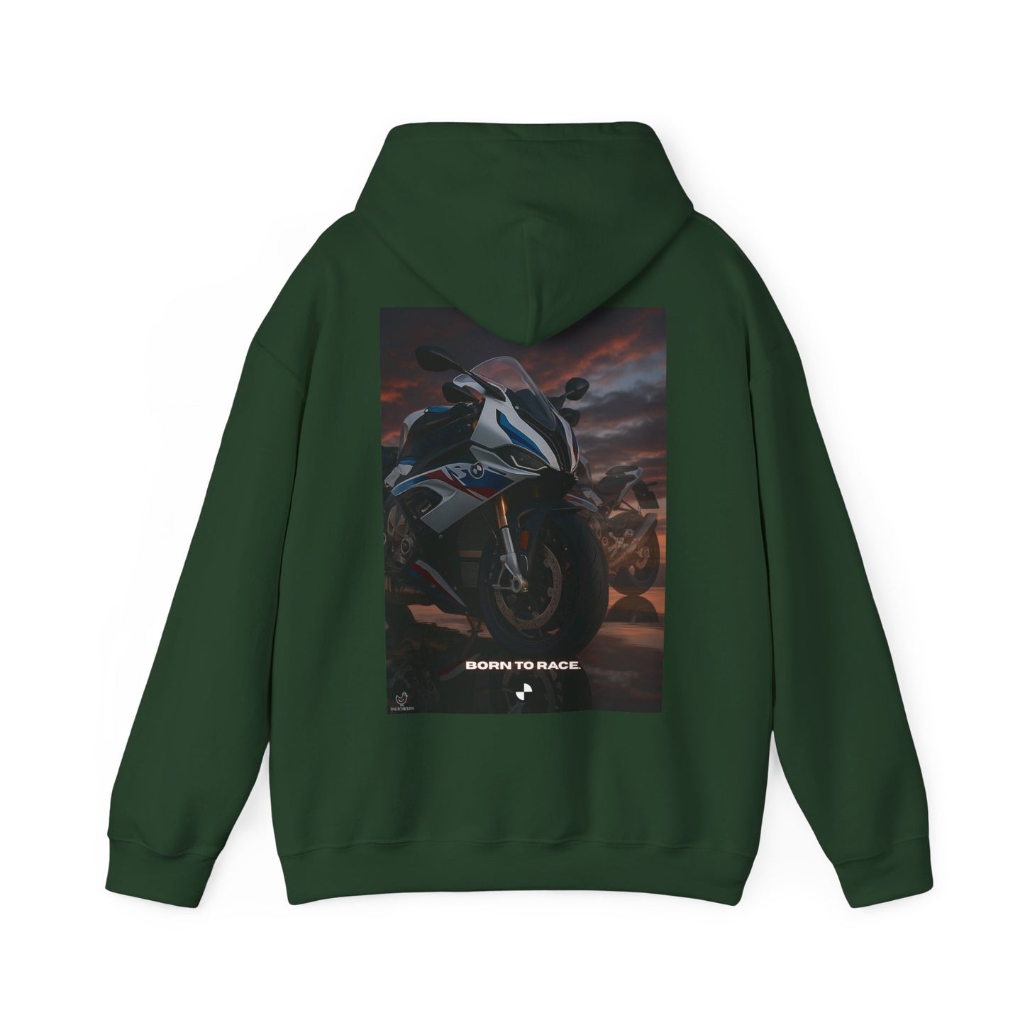 s1000rr Born to Race Unisex Heavy Blend Hoodie - Ideal for Motorcycle Enthusiasts