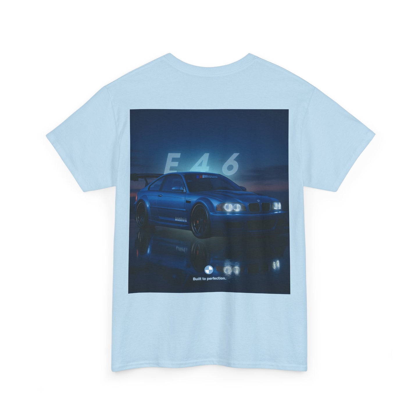 T-shirt graphique E46 Racing - Cadeau pour passionné d'automobile, T-shirt de course, Vêtements de sport automobile, Haut pour amoureux de voitures, Vêtements automobiles