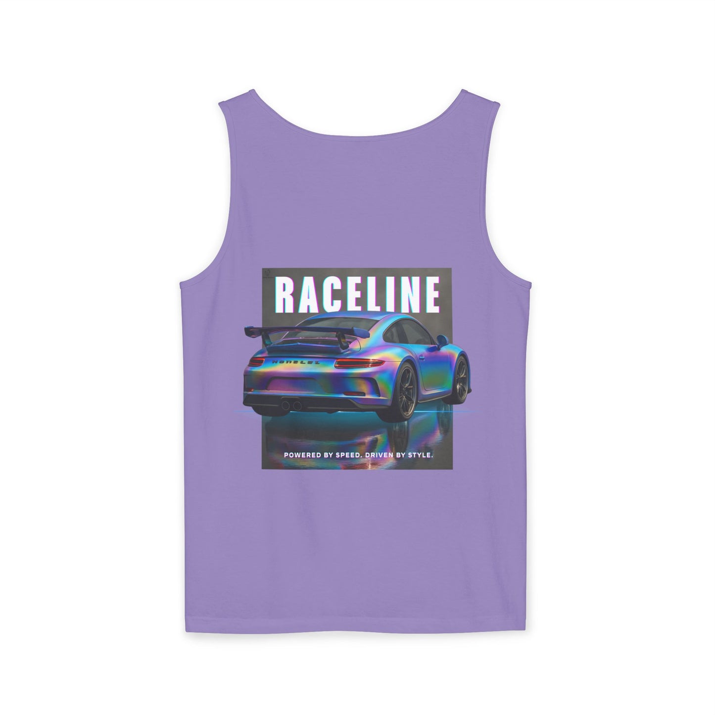 Raceline Holo Inspired Car - Unisex Garment-Dyed Tank Top