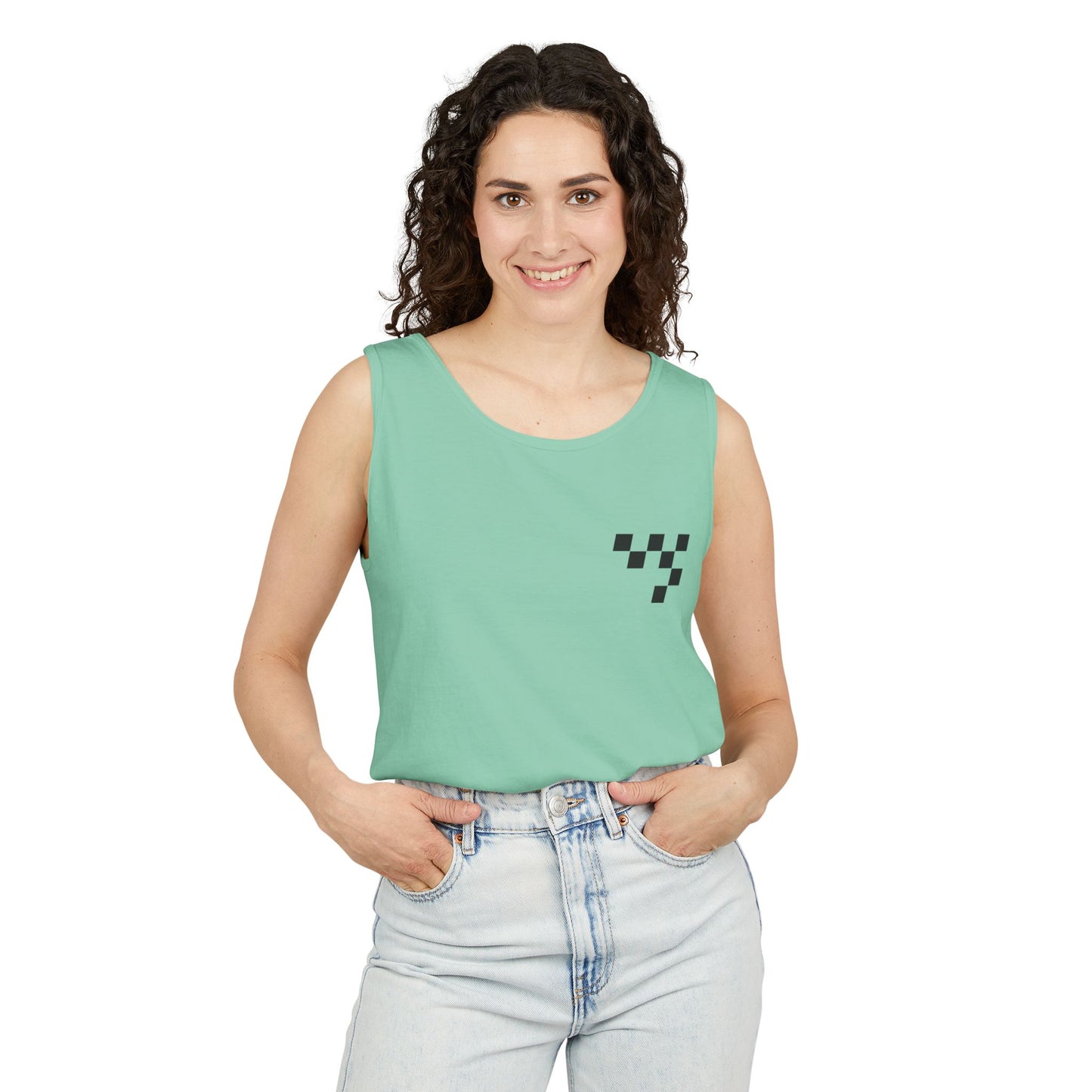 Racing Inspired Unisex Garment-Dyed Tank Top