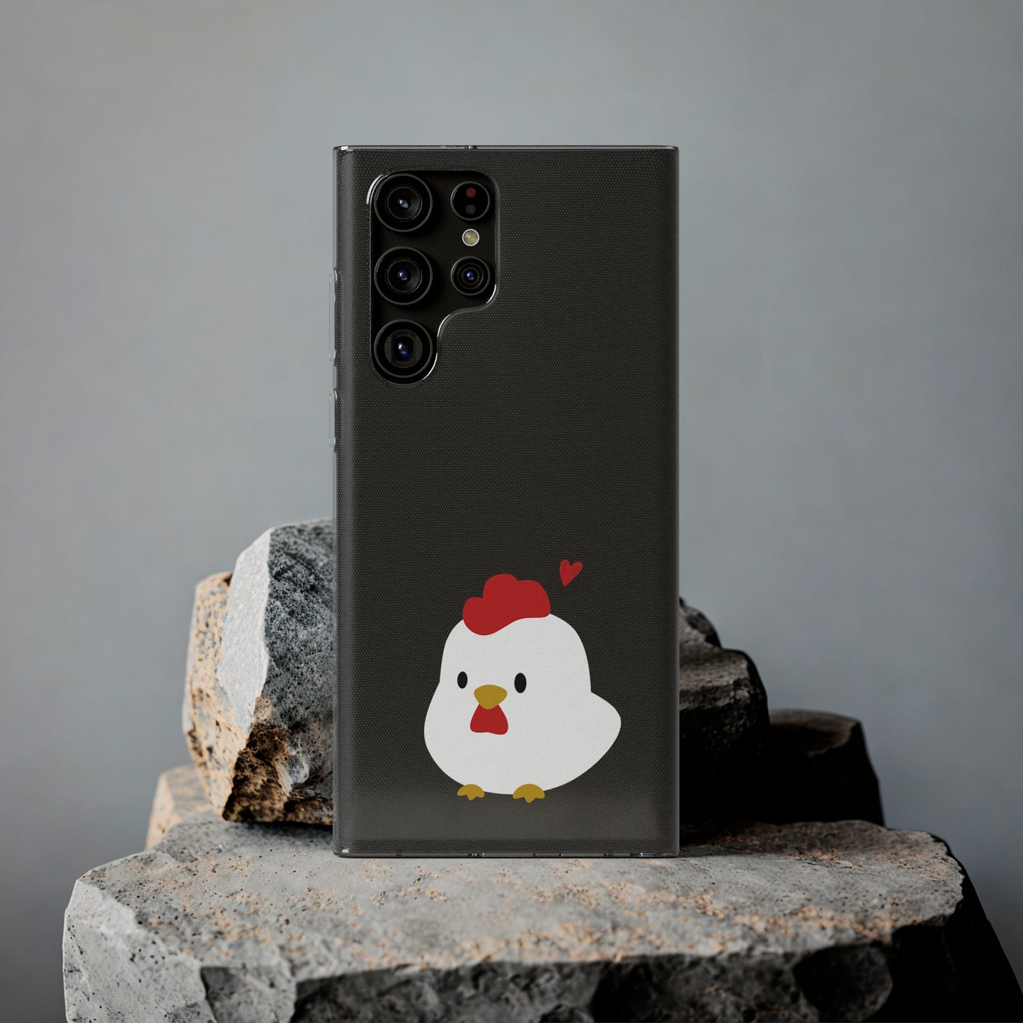 Cute Chicken Soft Phone Case, Animal Phone Cover for Farm Lovers, Gifts for Her, Cute Smartphone Accessory, Chicken Lover Gift