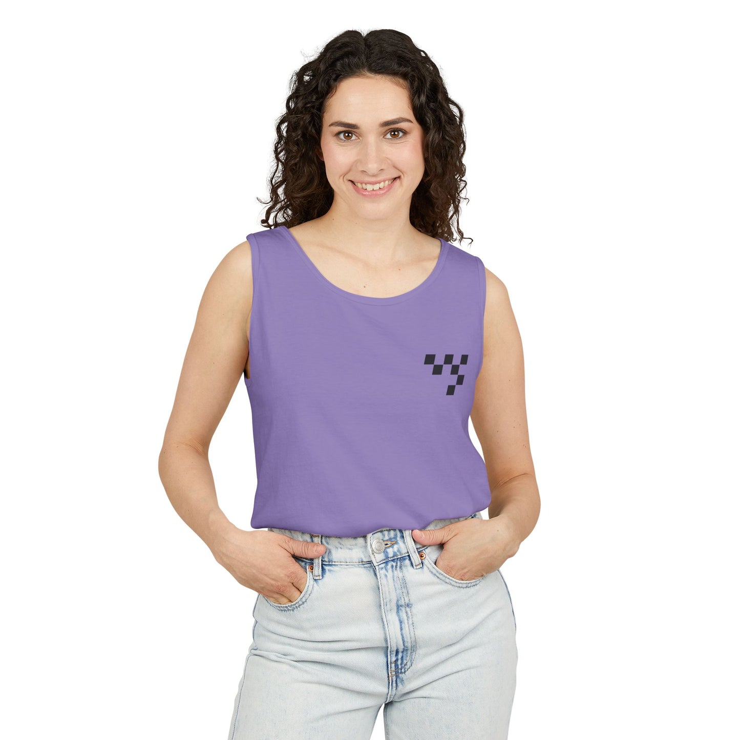 Raceline Holo Inspired Car - Unisex Garment-Dyed Tank Top