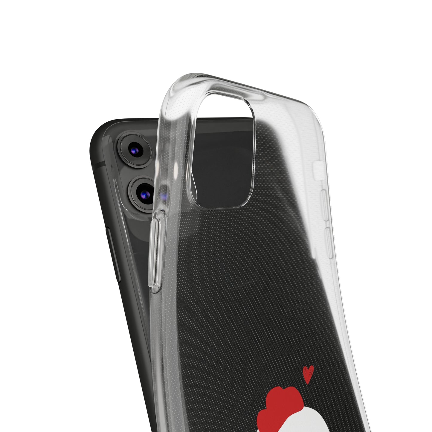 Cute Chicken Soft Phone Case, Animal Phone Cover for Farm Lovers, Gifts for Her, Cute Smartphone Accessory, Chicken Lover Gift