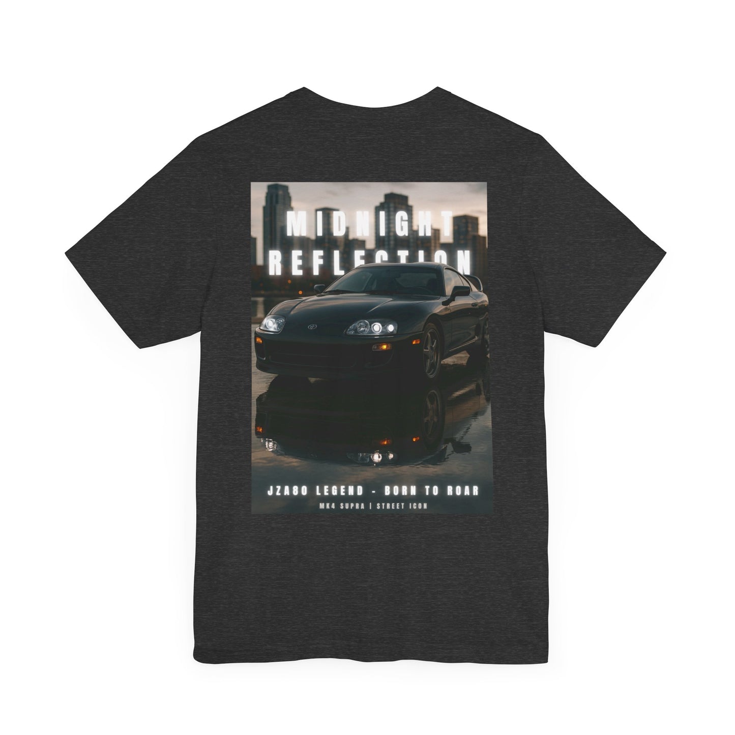 Midnight Reflection Unisex Tee, Casual Streetwear, Car Lovers Gift, Graphic T-Shirt, Everyday Wear, Urban Outfit