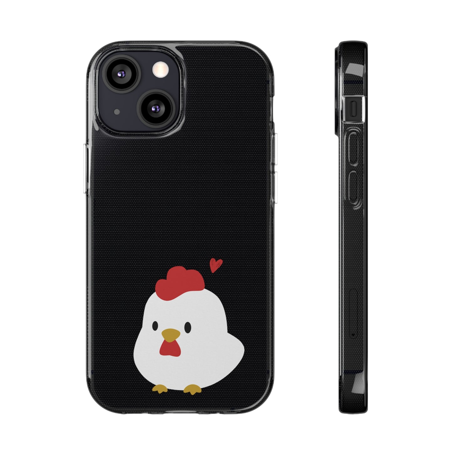 Cute Chicken Soft Phone Case, Animal Phone Cover for Farm Lovers, Gifts for Her, Cute Smartphone Accessory, Chicken Lover Gift