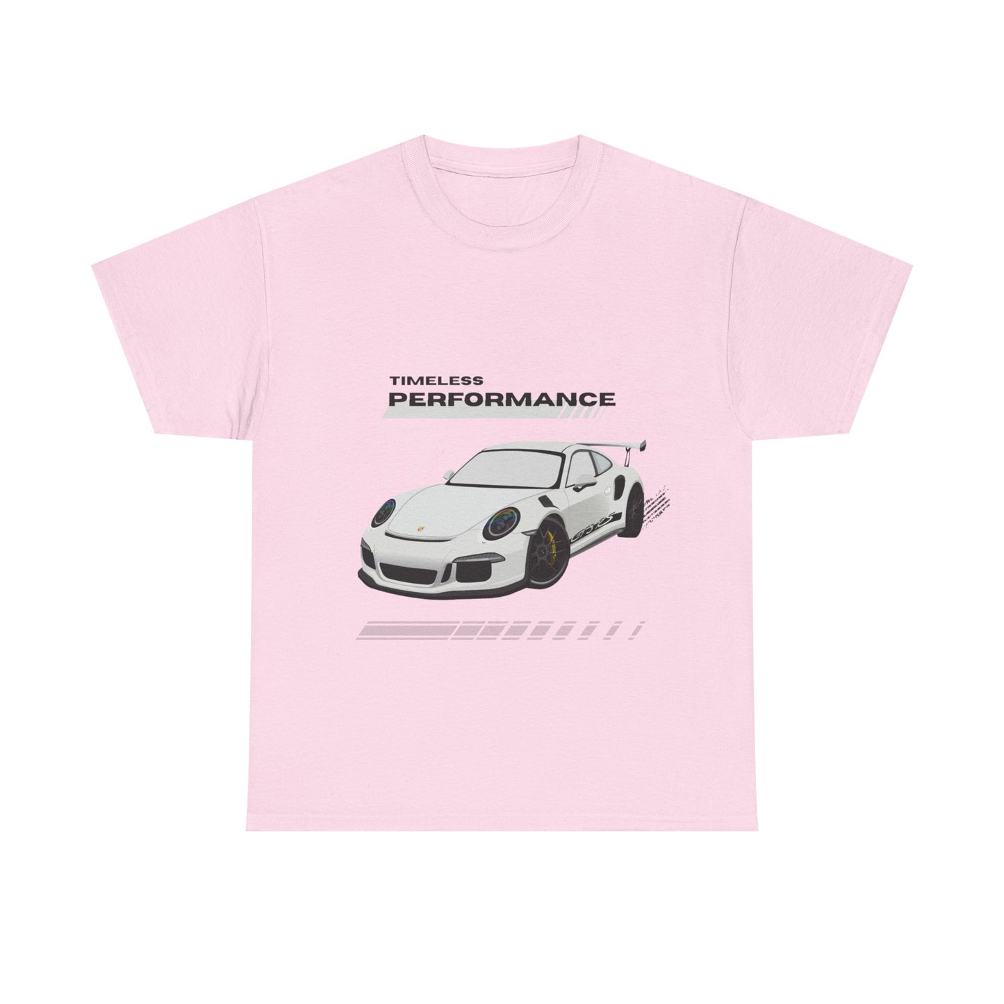 Performance intemporelle, Porsche, T-shirt unisexe en coton épais, T-shirt pour passionné d'automobile, Cadeau automobile, Vêtements de sport automobile, Tenue décontractée, T-shirt unisexe
