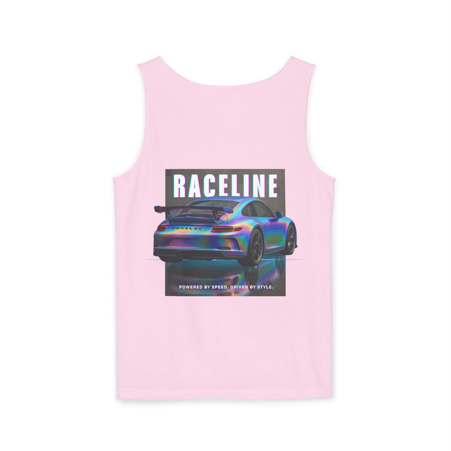 Raceline Holo Inspired Car - Unisex Garment-Dyed Tank Top