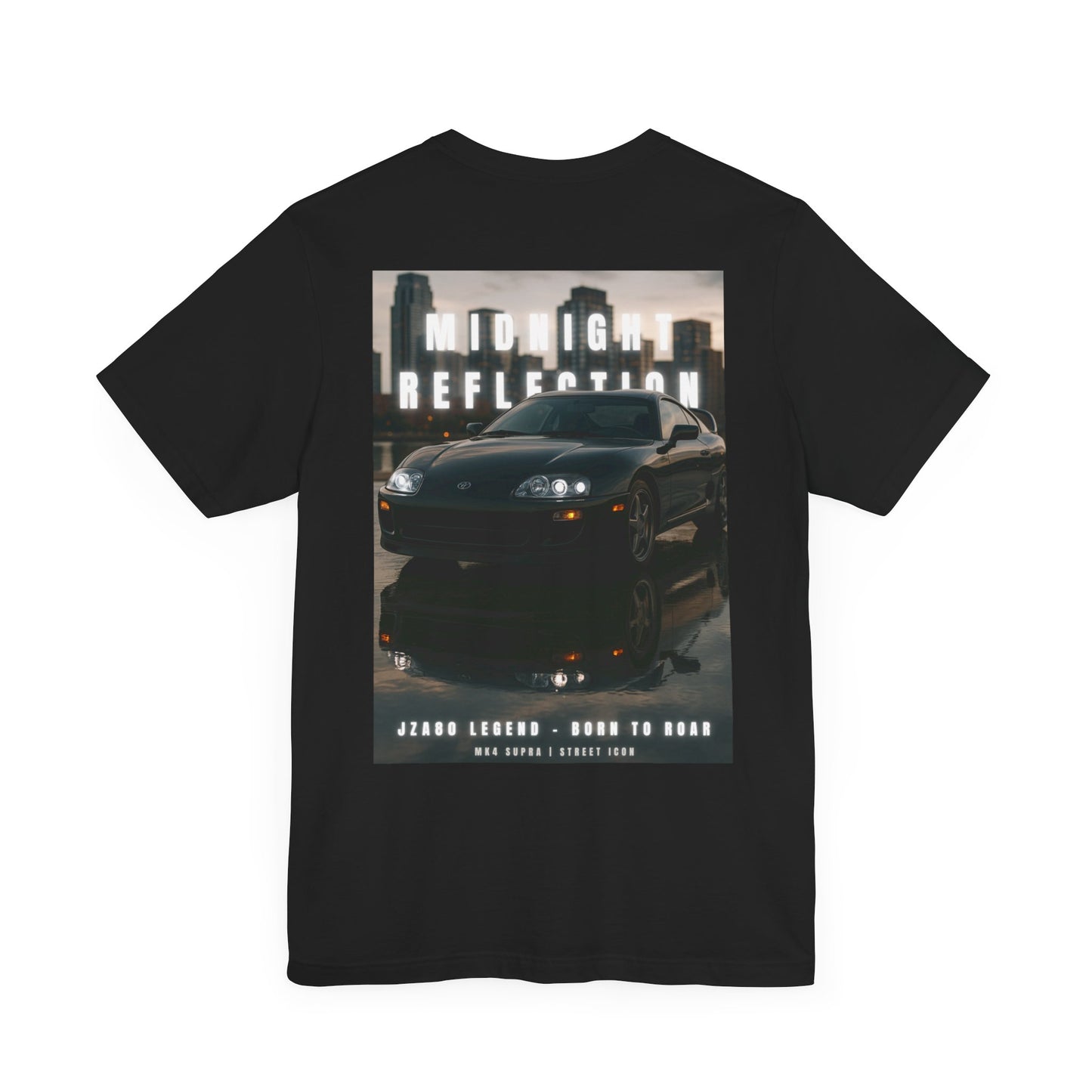 Midnight Reflection Unisex Tee, Casual Streetwear, Car Lovers Gift, Graphic T-Shirt, Everyday Wear, Urban Outfit
