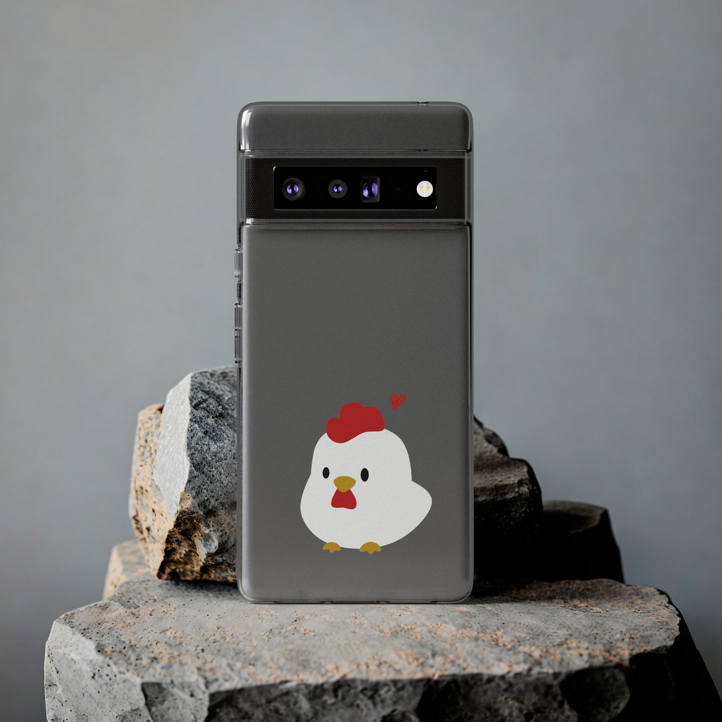 Cute Chicken Soft Phone Case, Animal Phone Cover for Farm Lovers, Gifts for Her, Cute Smartphone Accessory, Chicken Lover Gift