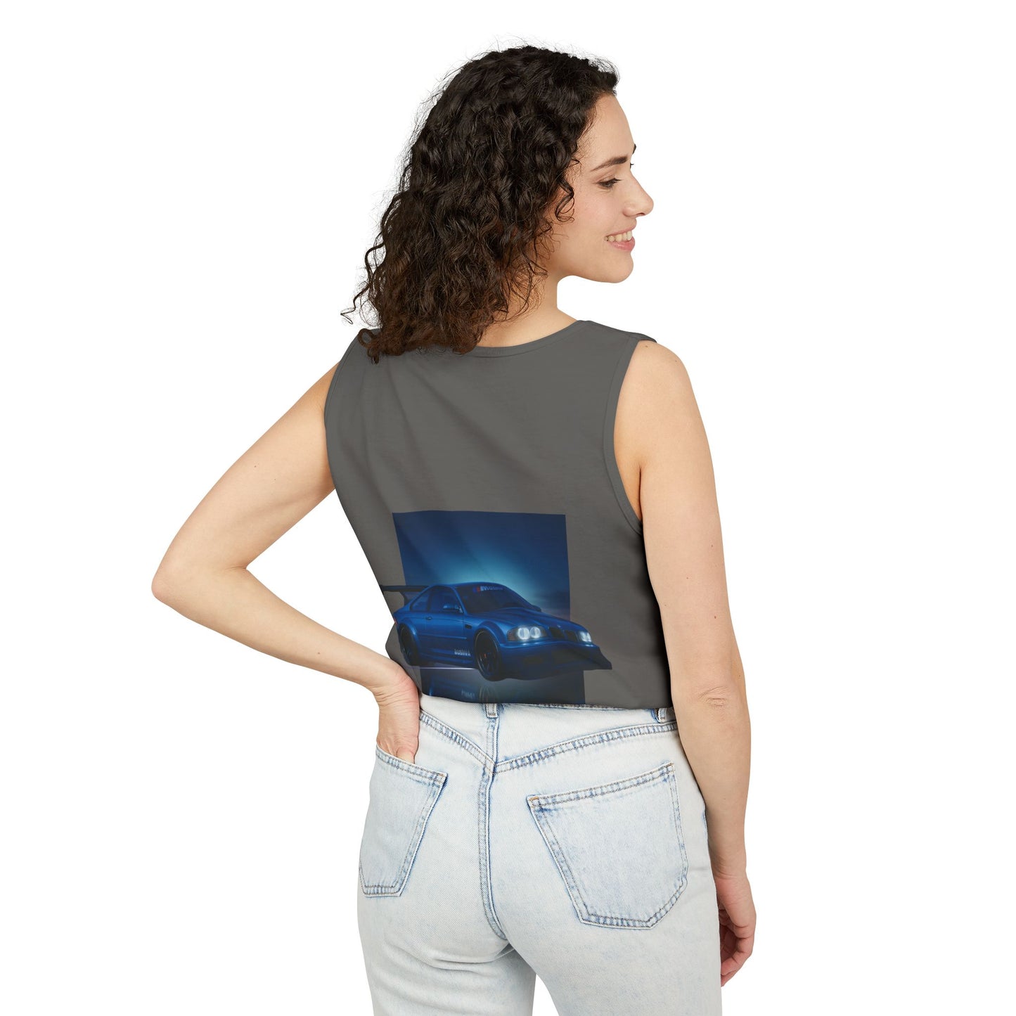 Racing Inspired Unisex Garment-Dyed Tank Top