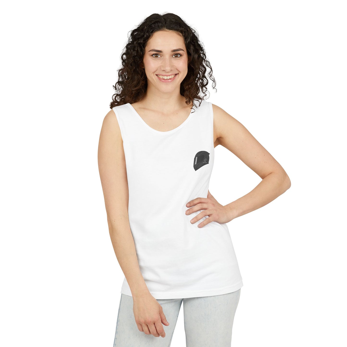 Fireblade Unisex Garment-Dyed Tank Top - Motorcycle Enthusiast Design