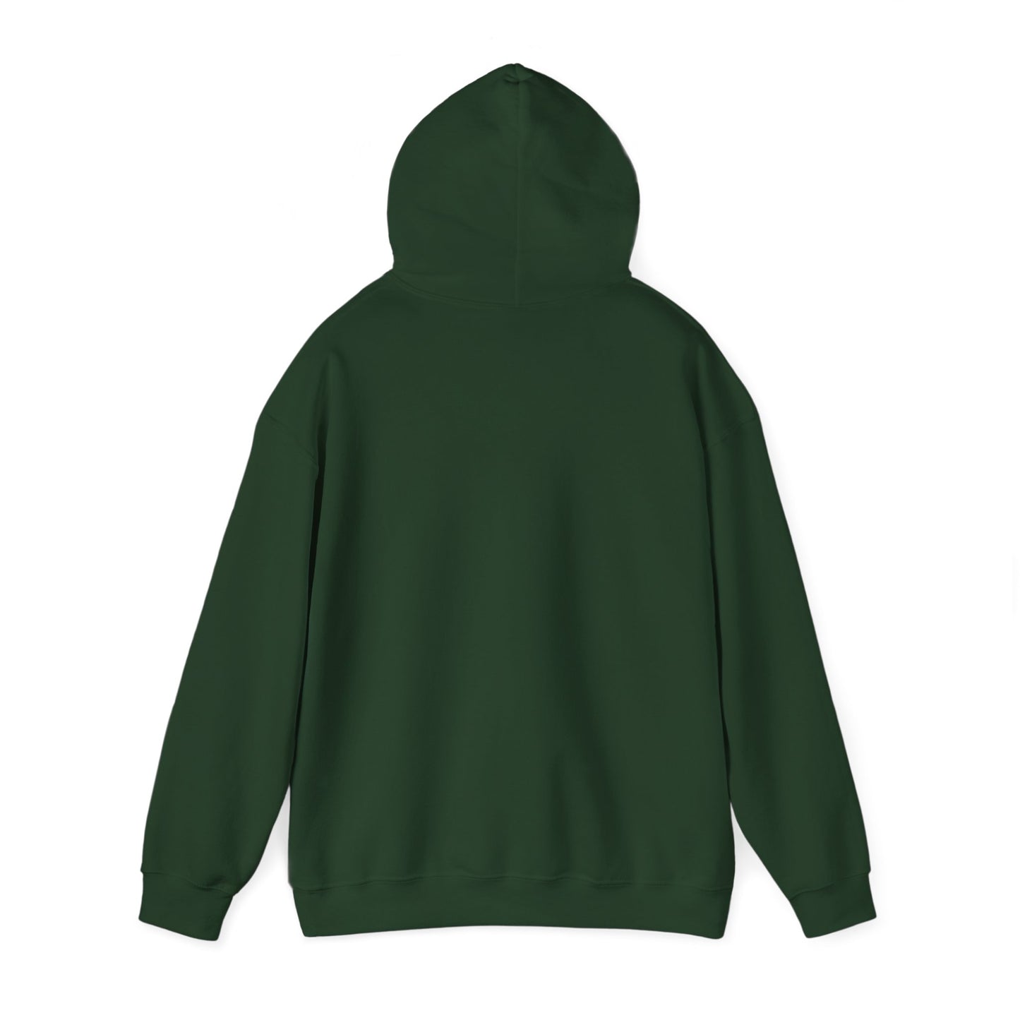 Green Motorcycle Embroidery Modern Minimalist Hoodie - Stylish Unisex Heavy Blend™ Sweatshirt with Graphic Design