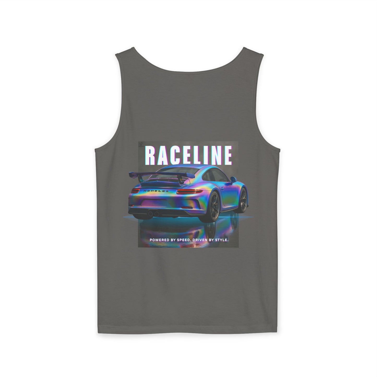 Raceline Holo Inspired Car - Unisex Garment-Dyed Tank Top