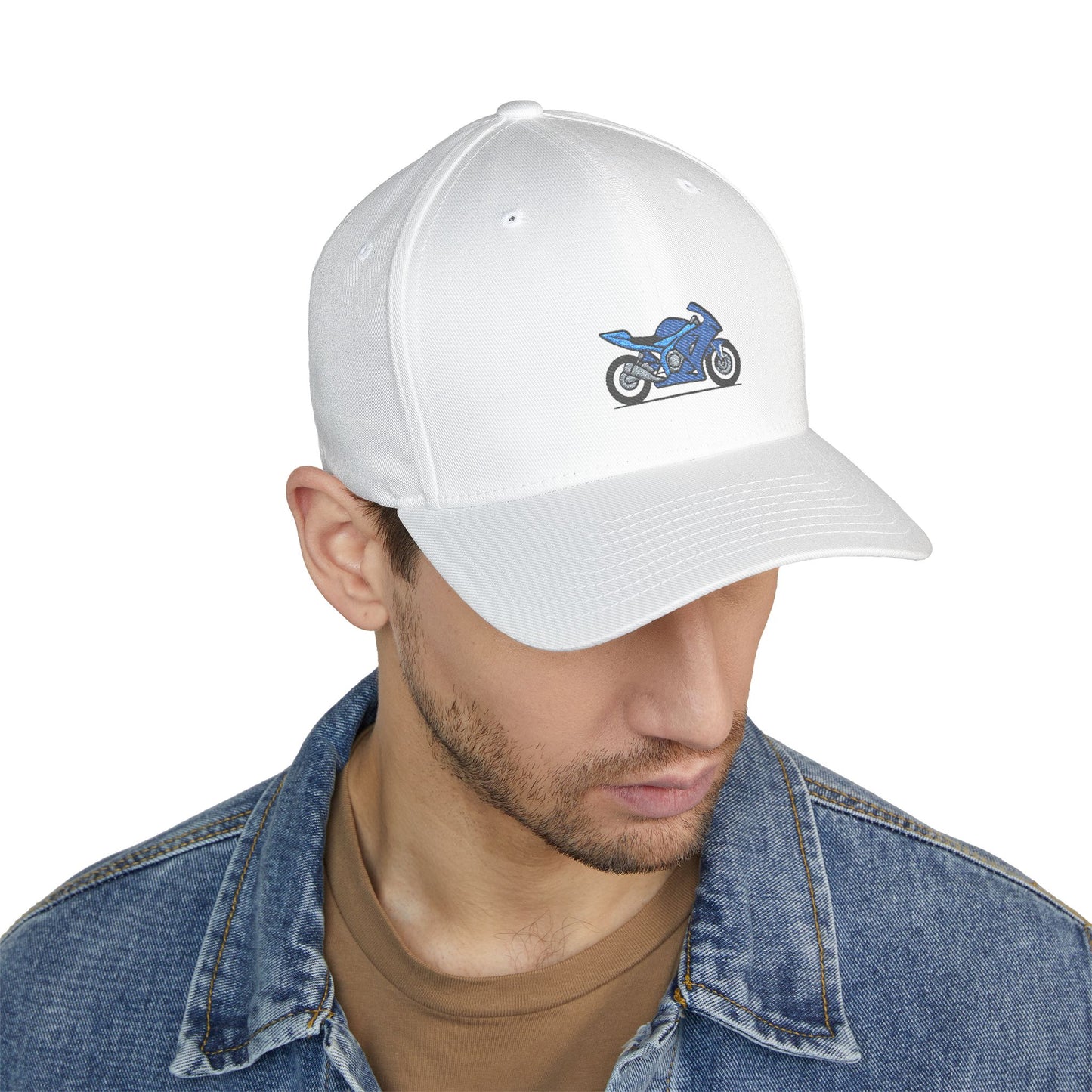 Motorcycle Embroidered Cap - Perfect Gift for Bikers
