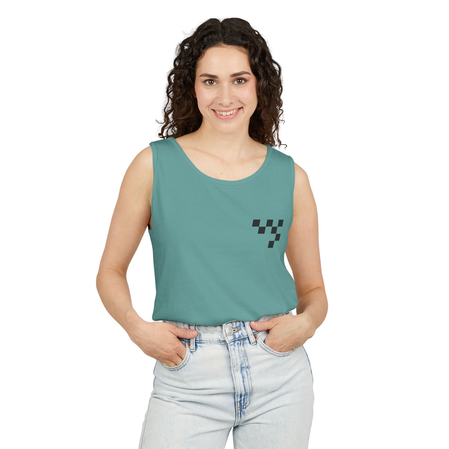 Racing Inspired Unisex Garment-Dyed Tank Top