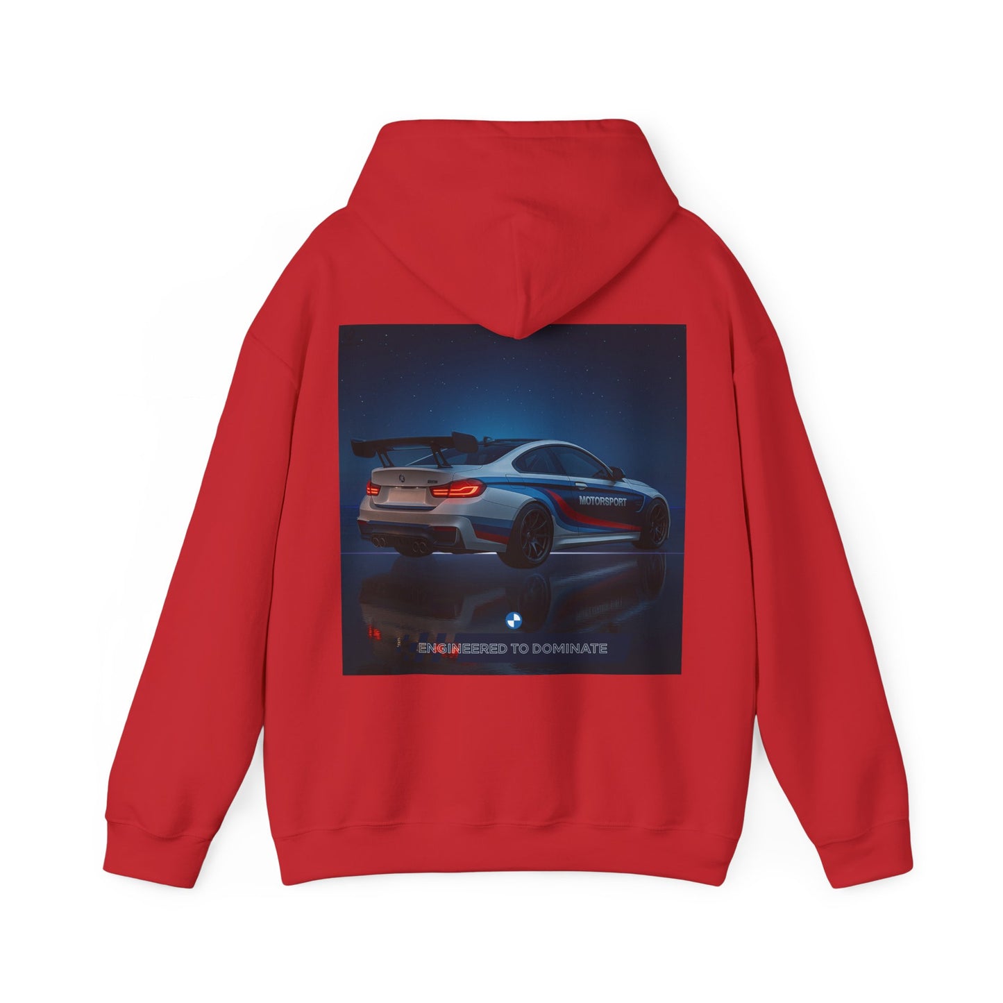Engineered to Dominate Racing Hoodie - Unisex Heavy Blend Sweatshirt for Car Enthusiasts
