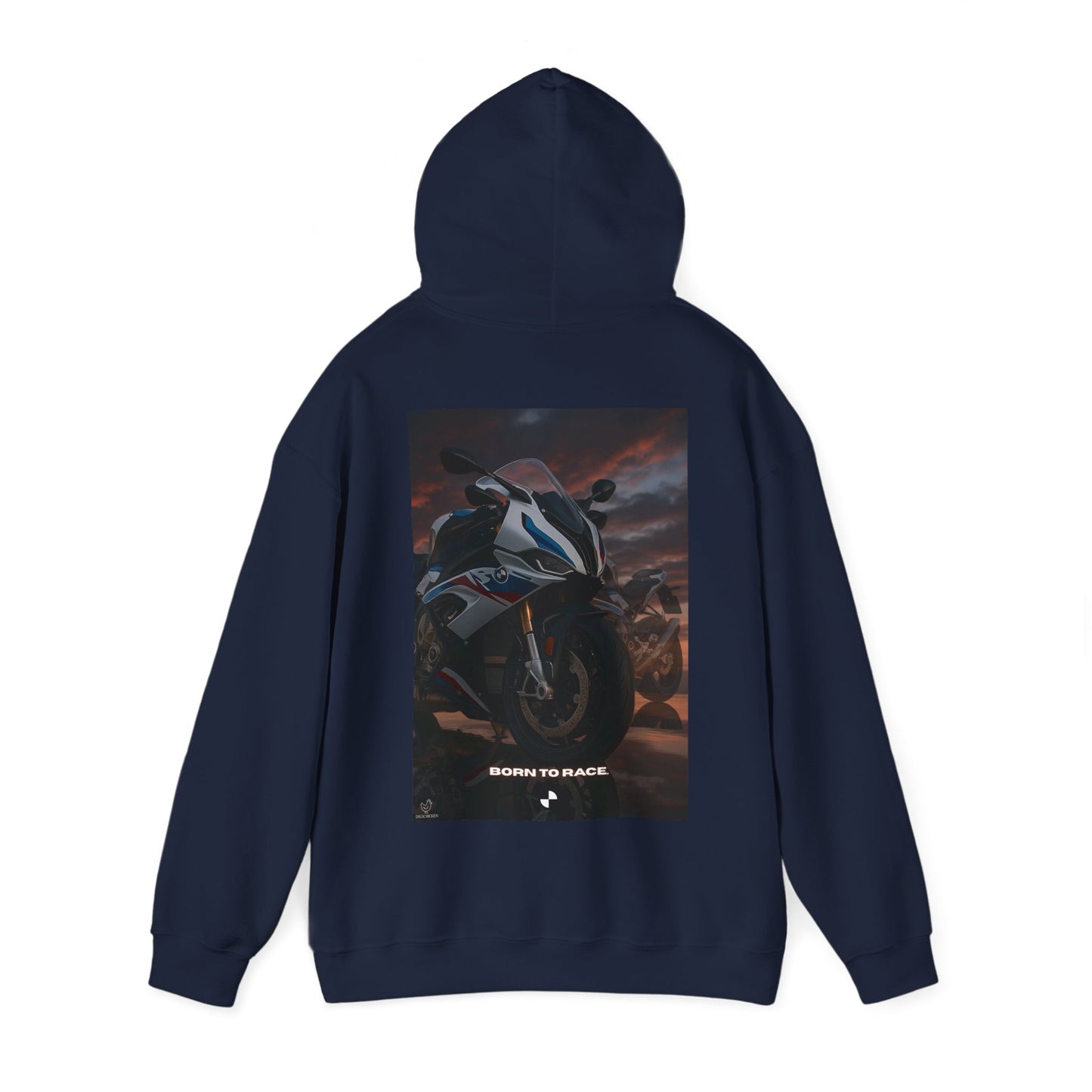s1000rr Born to Race Unisex Heavy Blend Hoodie - Ideal for Motorcycle Enthusiasts