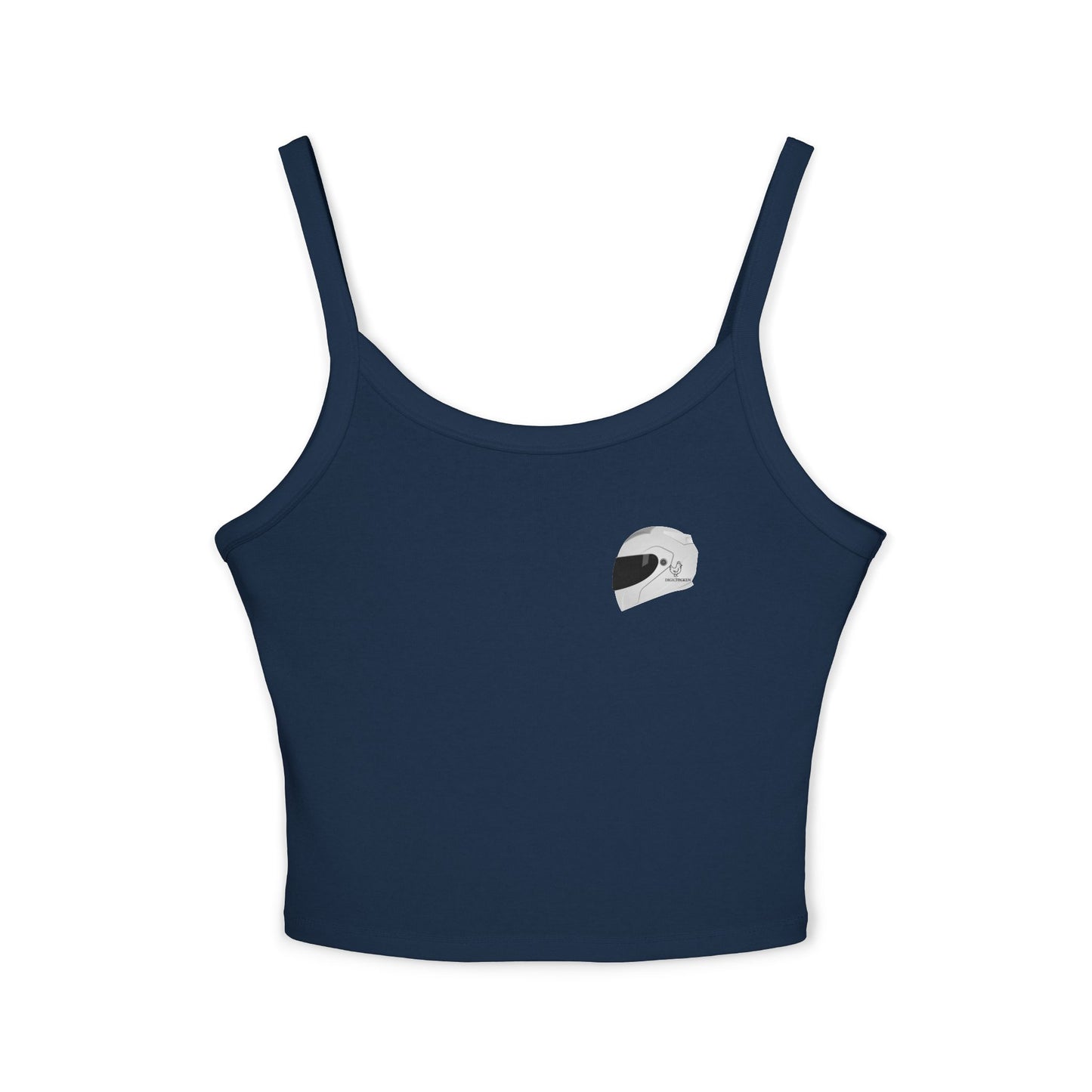 Racing Inspired Women's Spaghetti Strap Tank Top - Perfect for Bikers & Motor Enthusiasts