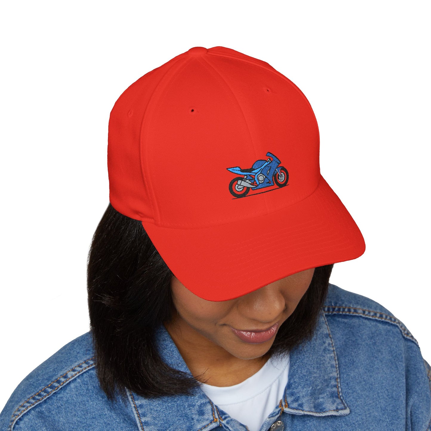 Motorcycle Embroidered Cap - Perfect Gift for Bikers