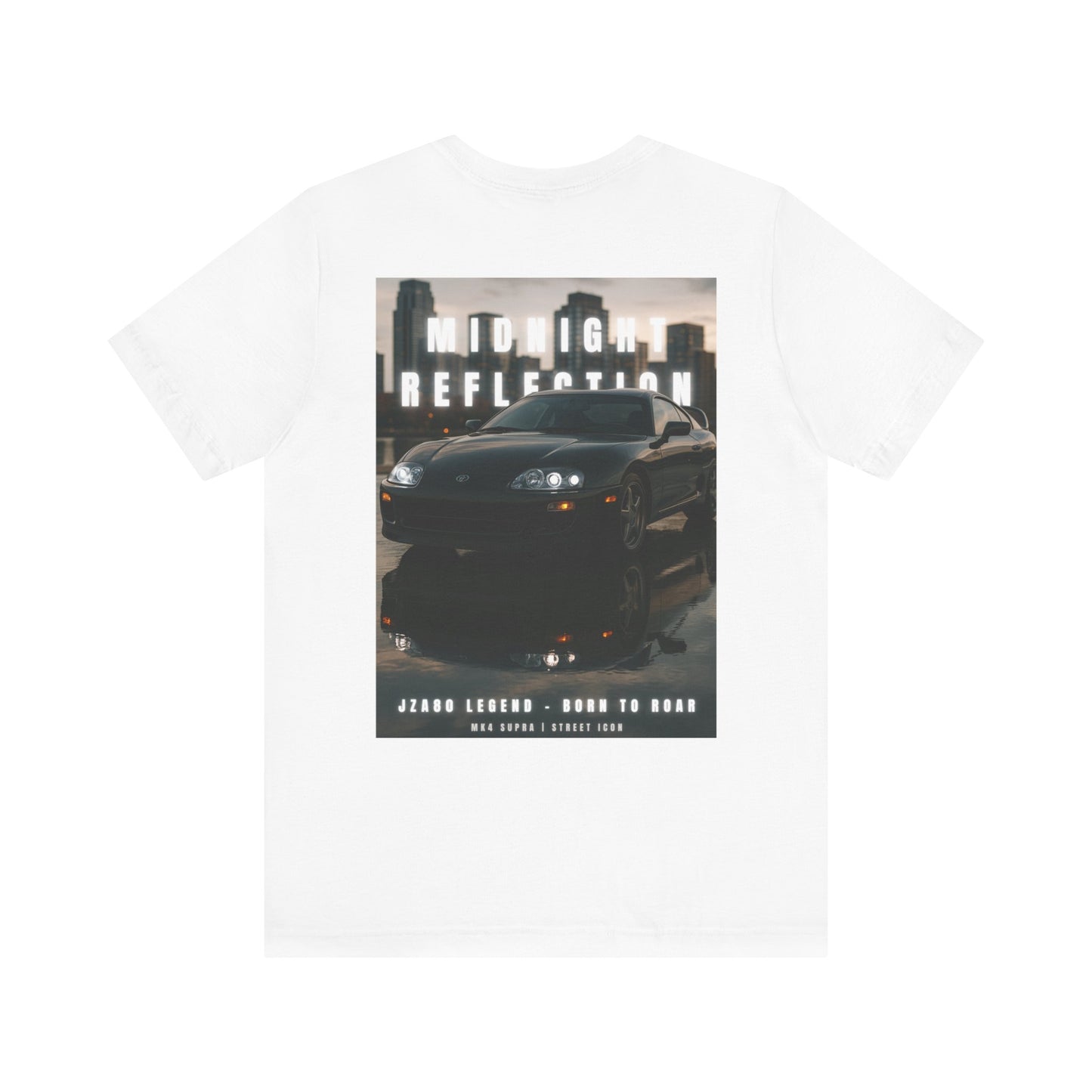 Midnight Reflection Unisex Tee, Casual Streetwear, Car Lovers Gift, Graphic T-Shirt, Everyday Wear, Urban Outfit
