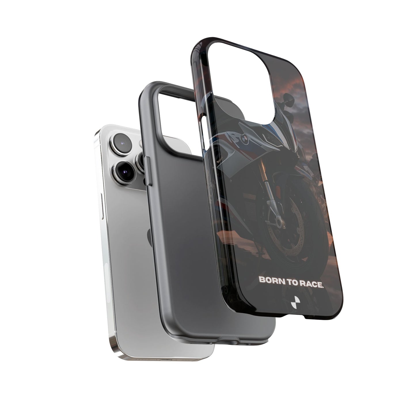 Coque de téléphone pour moto BMW – Design Born to Race