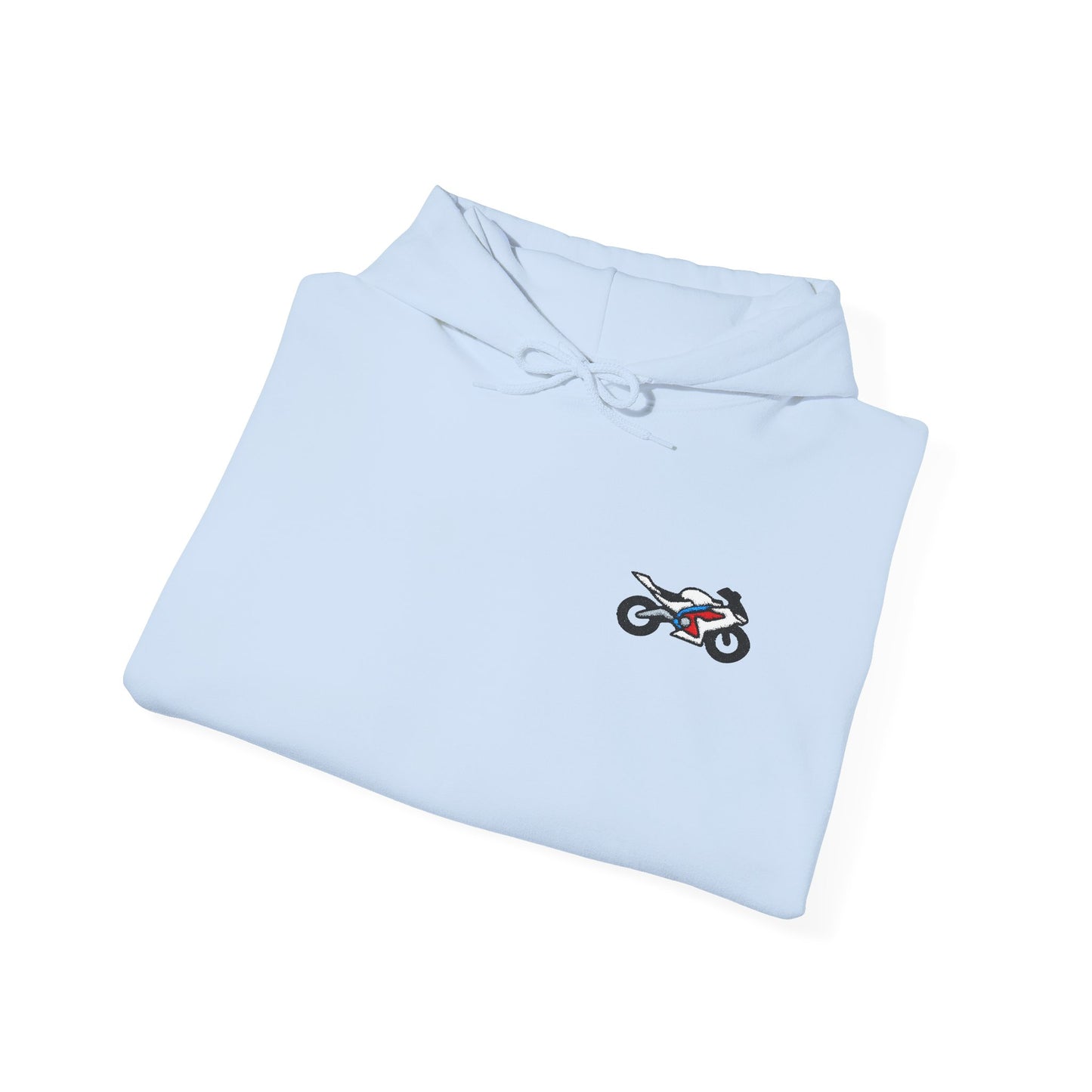 BMW inspired Embroidery Unisex Hoodie, Casual Streetwear, Gift for Bikers, Comfortable Hoodie, Winter Apparel