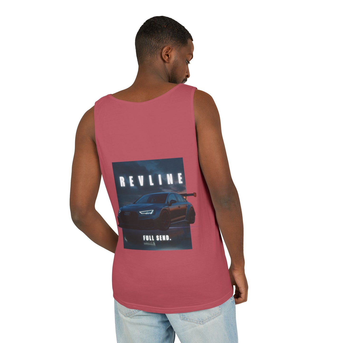 Revline Racing Inspired- Unisex Garment-Dyed Tank Top