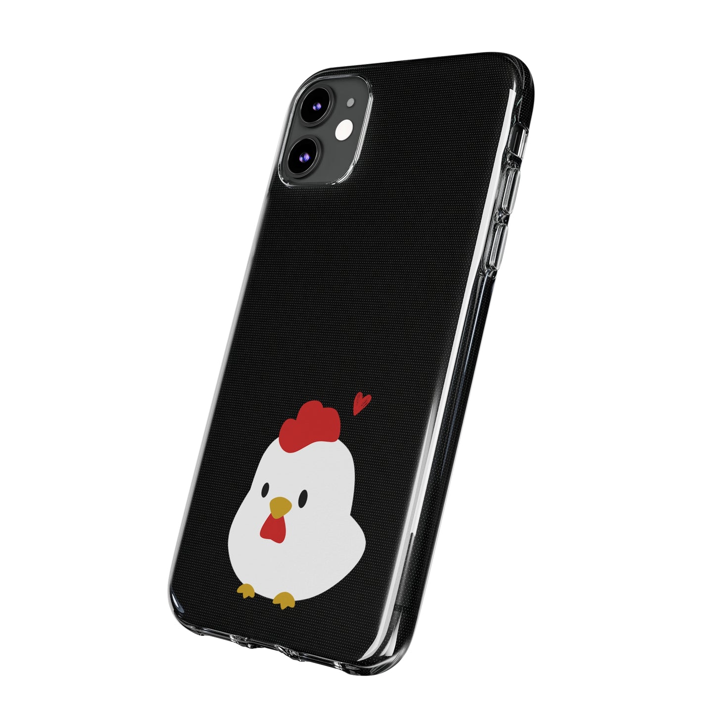 Cute Chicken Soft Phone Case, Animal Phone Cover for Farm Lovers, Gifts for Her, Cute Smartphone Accessory, Chicken Lover Gift