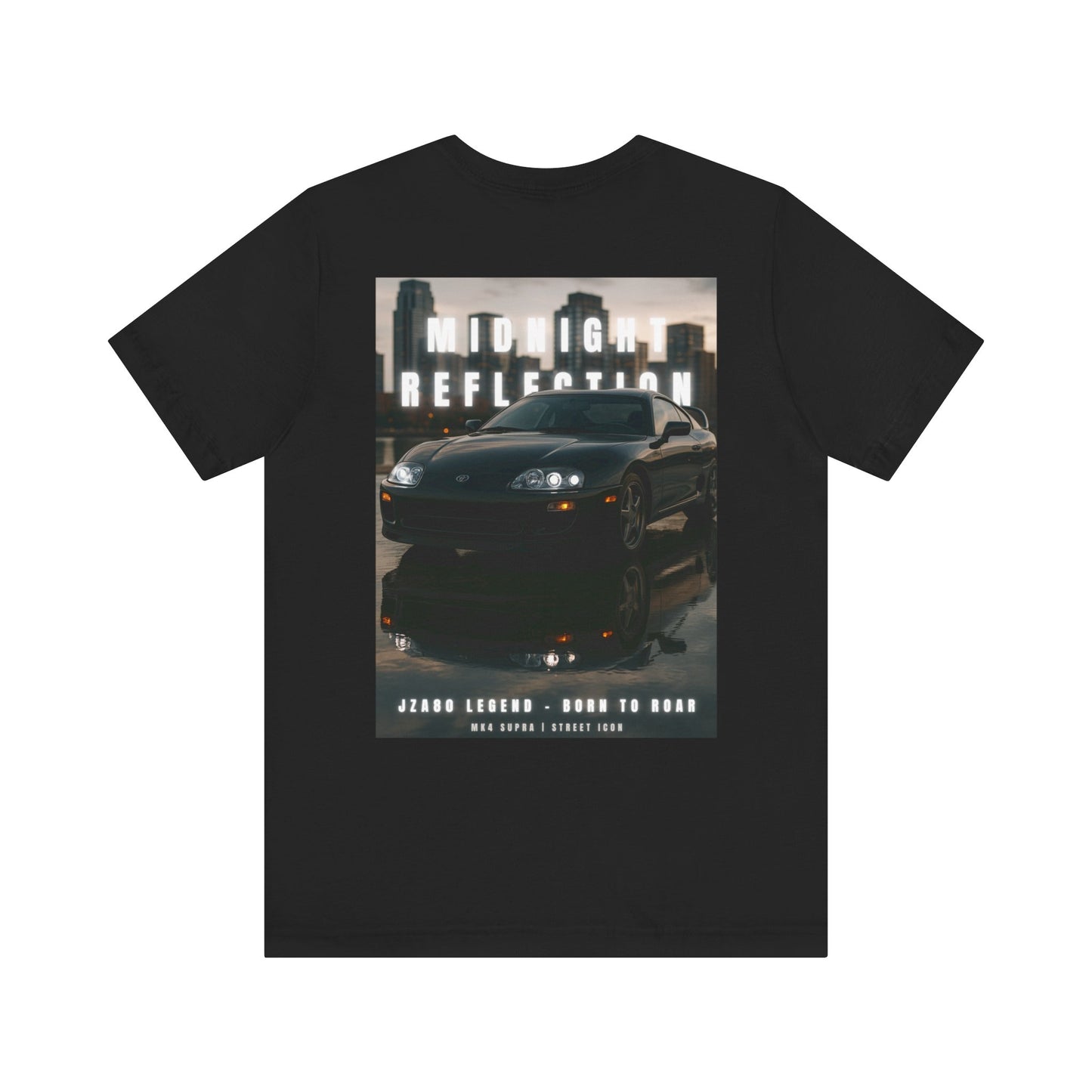 Midnight Reflection Unisex Tee, Casual Streetwear, Car Lovers Gift, Graphic T-Shirt, Everyday Wear, Urban Outfit
