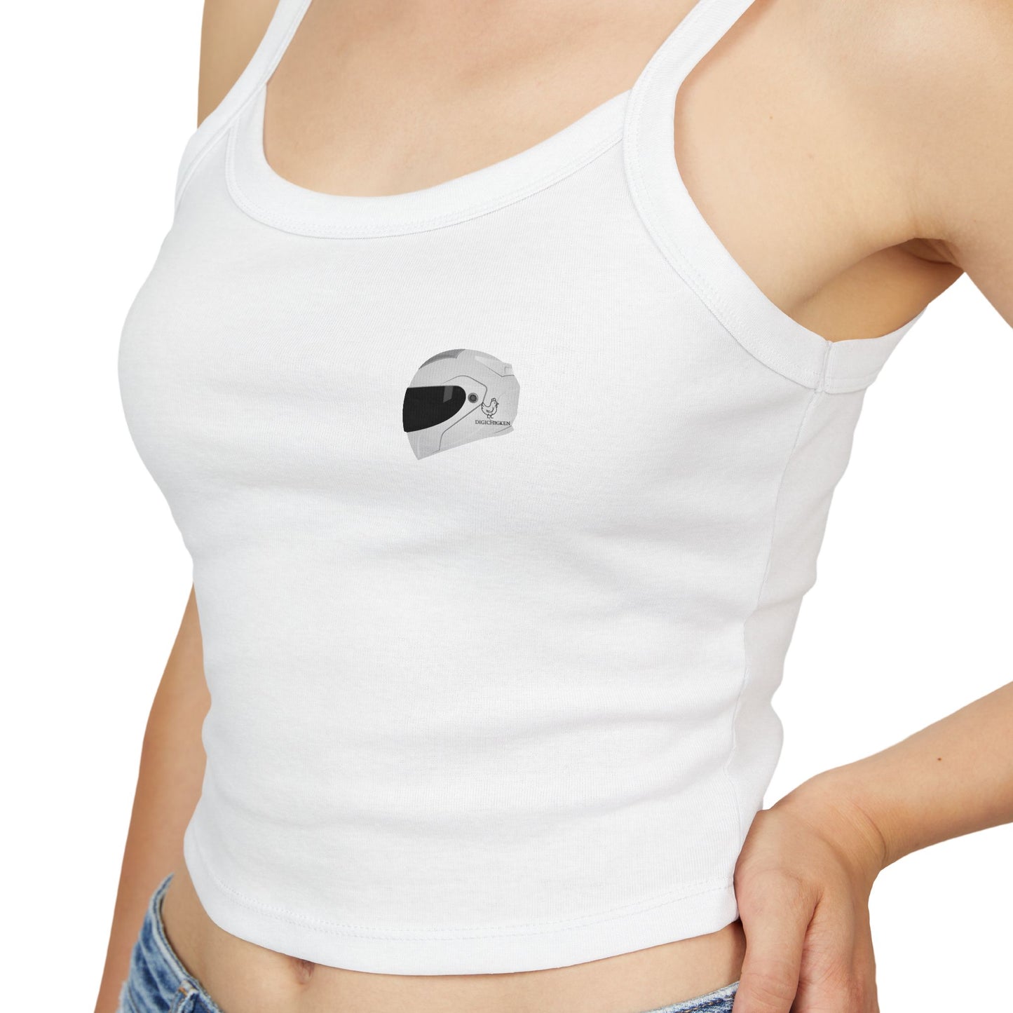 s1000rr cool Summer Top with Backprint, Motorcycle Spaghetti Strap Tank Top - Born to Race Graphic