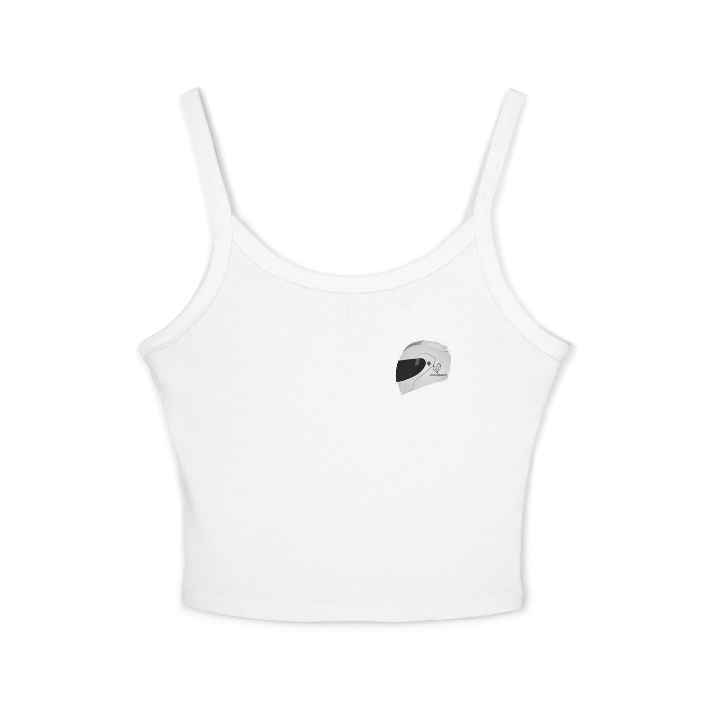 Racing Inspired Women's Spaghetti Strap Tank Top - Perfect for Bikers & Motor Enthusiasts