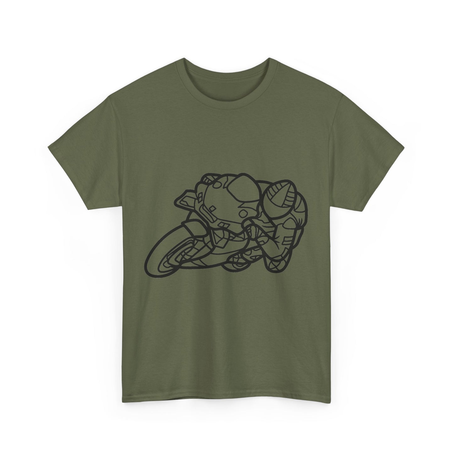 Motorcycle Adventure Tee - Shift and Go, Unisex Heavy Cotton T-Shirt, Biker Gift, Casual Wear, Motorbike Lover Apparel, Ride in Style