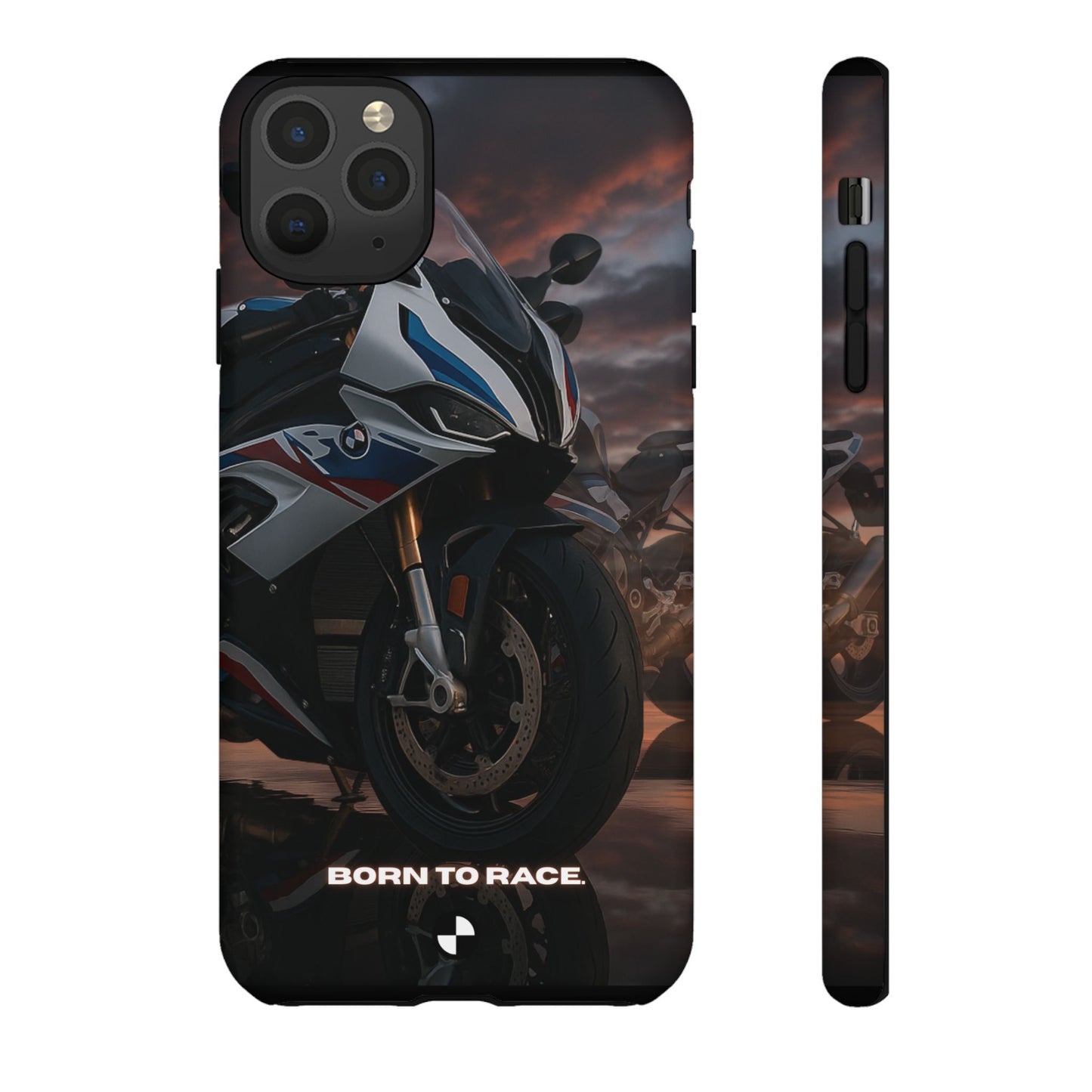 Coque de téléphone pour moto BMW – Design Born to Race