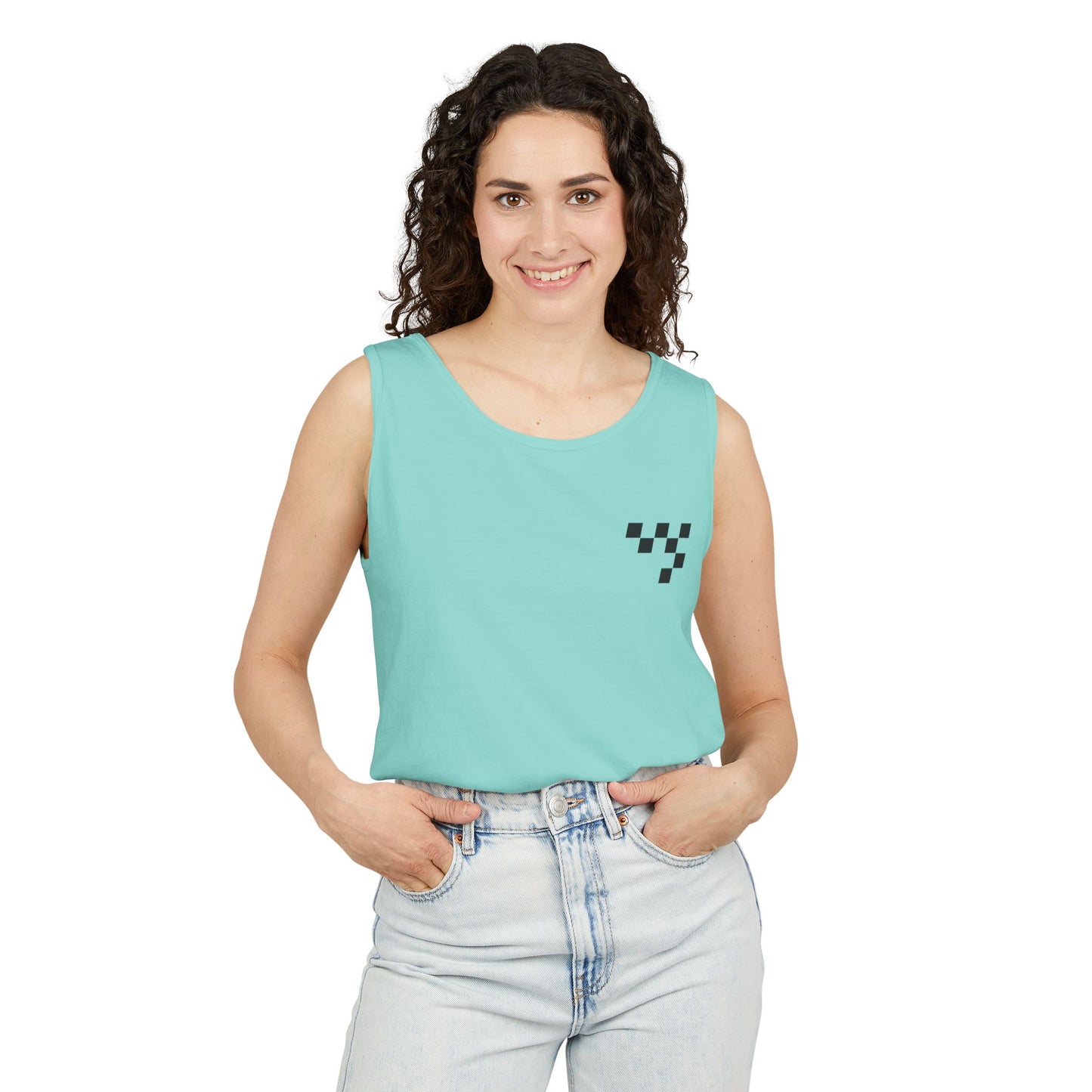 Raceline Holo Inspired Car - Unisex Garment-Dyed Tank Top