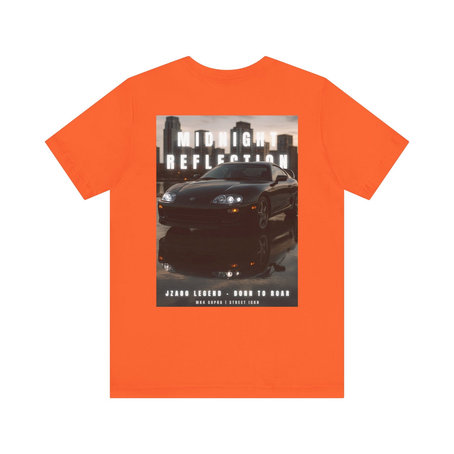 Midnight Reflection Unisex Tee, Casual Streetwear, Car Lovers Gift, Graphic T-Shirt, Everyday Wear, Urban Outfit