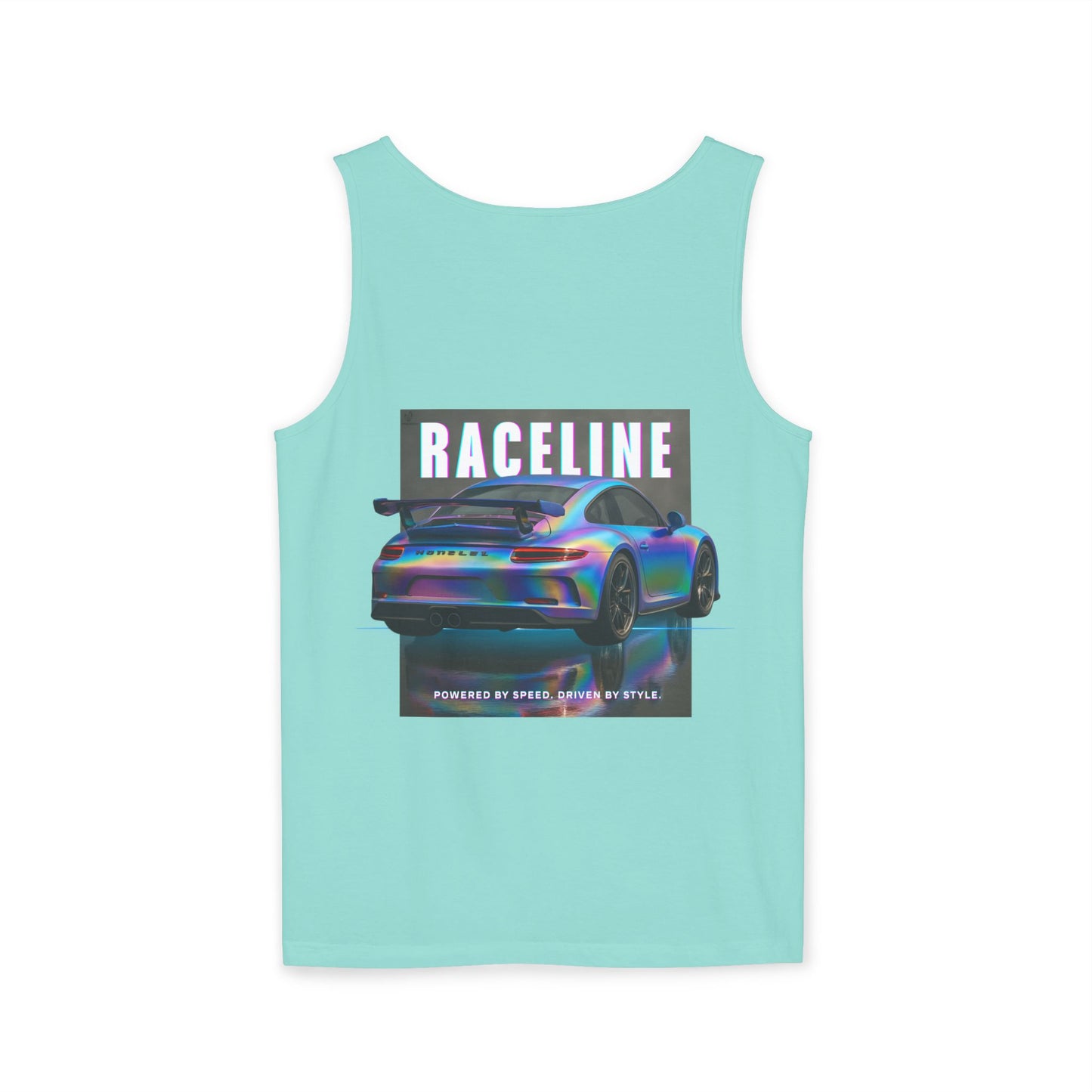 Raceline Holo Inspired Car - Unisex Garment-Dyed Tank Top