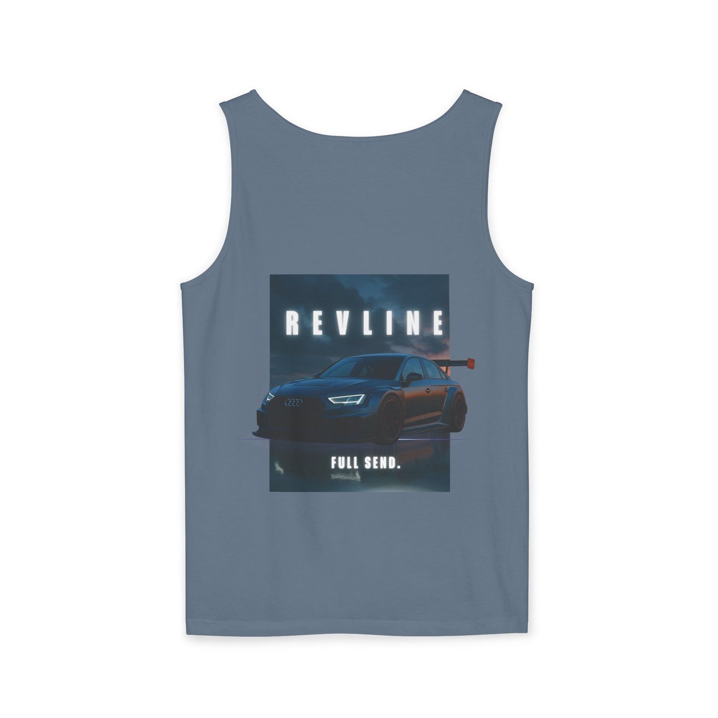 Revline Racing Inspired- Unisex Garment-Dyed Tank Top