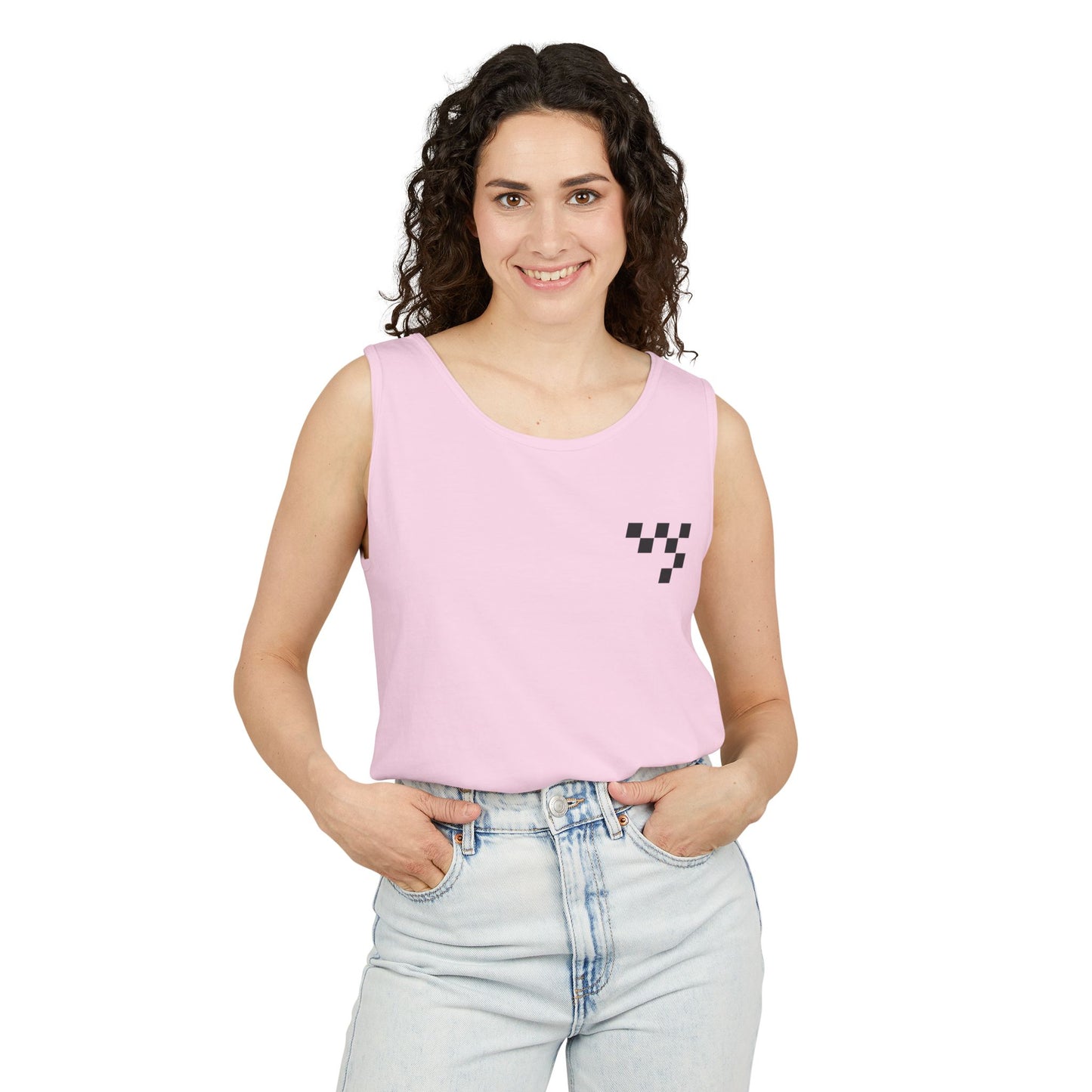 Raceline Holo Inspired Car - Unisex Garment-Dyed Tank Top