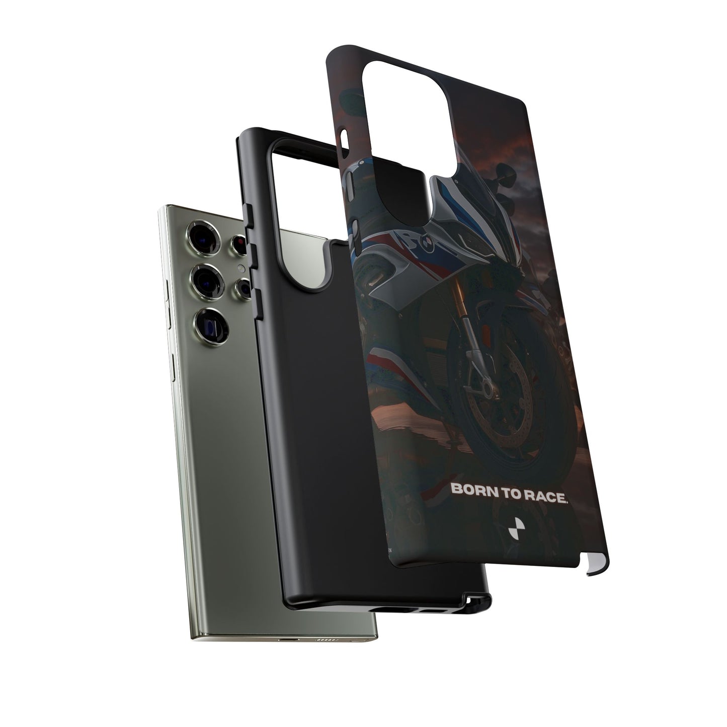 Coque de téléphone pour moto BMW – Design Born to Race