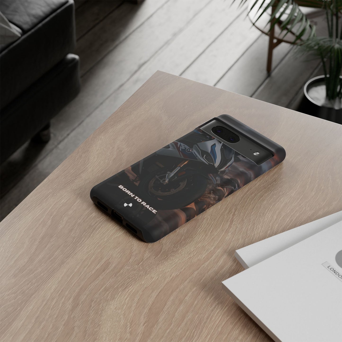 Coque de téléphone pour moto BMW – Design Born to Race