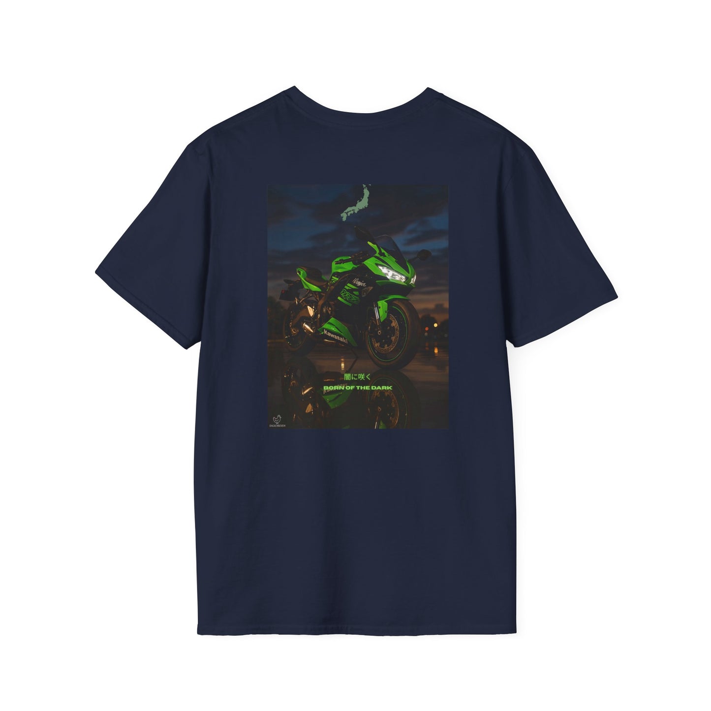 Unisex ZC6R Ninja Softstyle Motorcycle T-Shirt - Ride with Freedom & Style