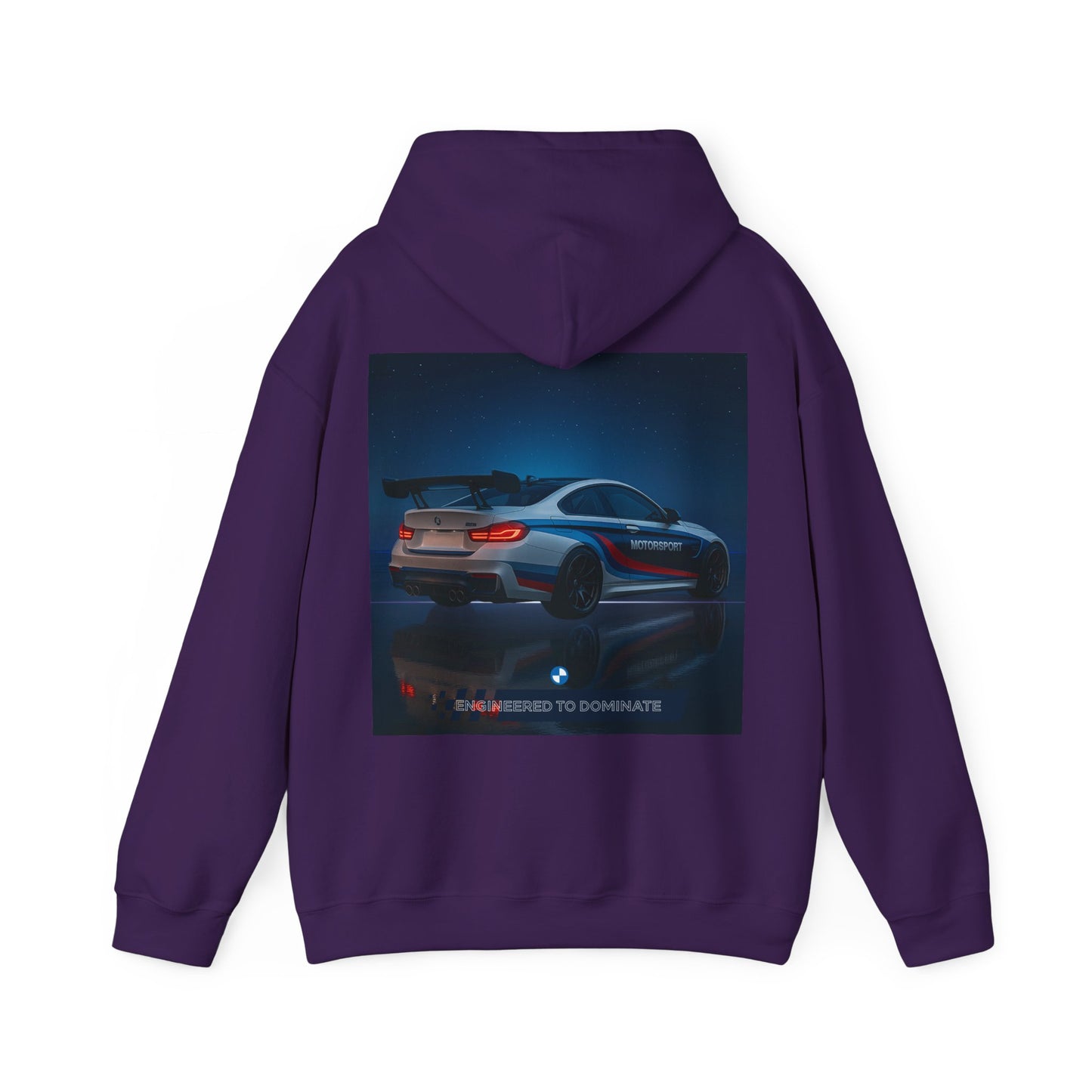 Engineered to Dominate Racing Hoodie - Unisex Heavy Blend Sweatshirt for Car Enthusiasts