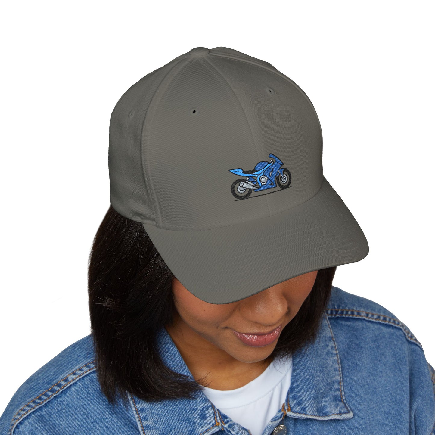Motorcycle Embroidered Cap - Perfect Gift for Bikers