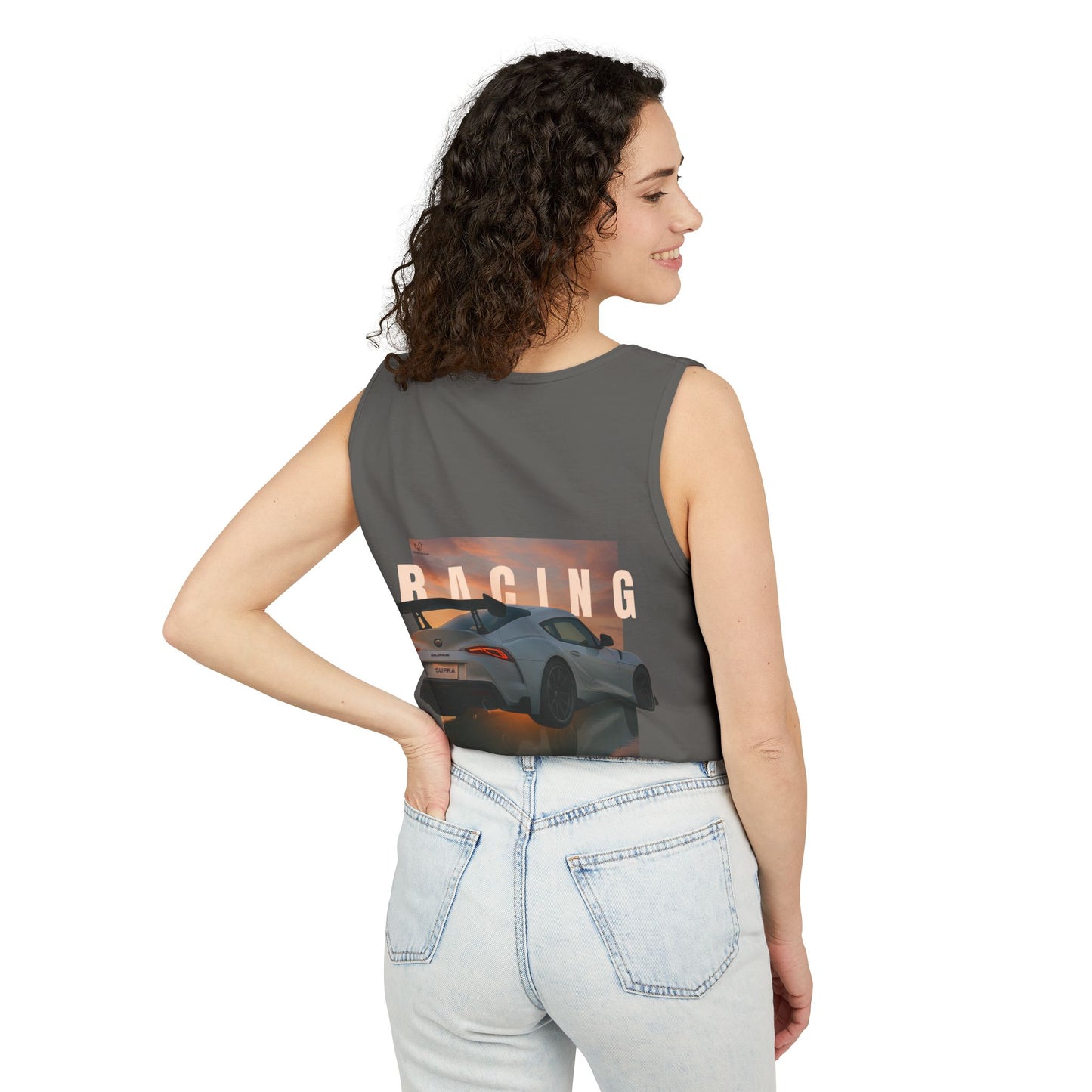 Racing Stututu Car - Unisex Garment-Dyed Tank Top