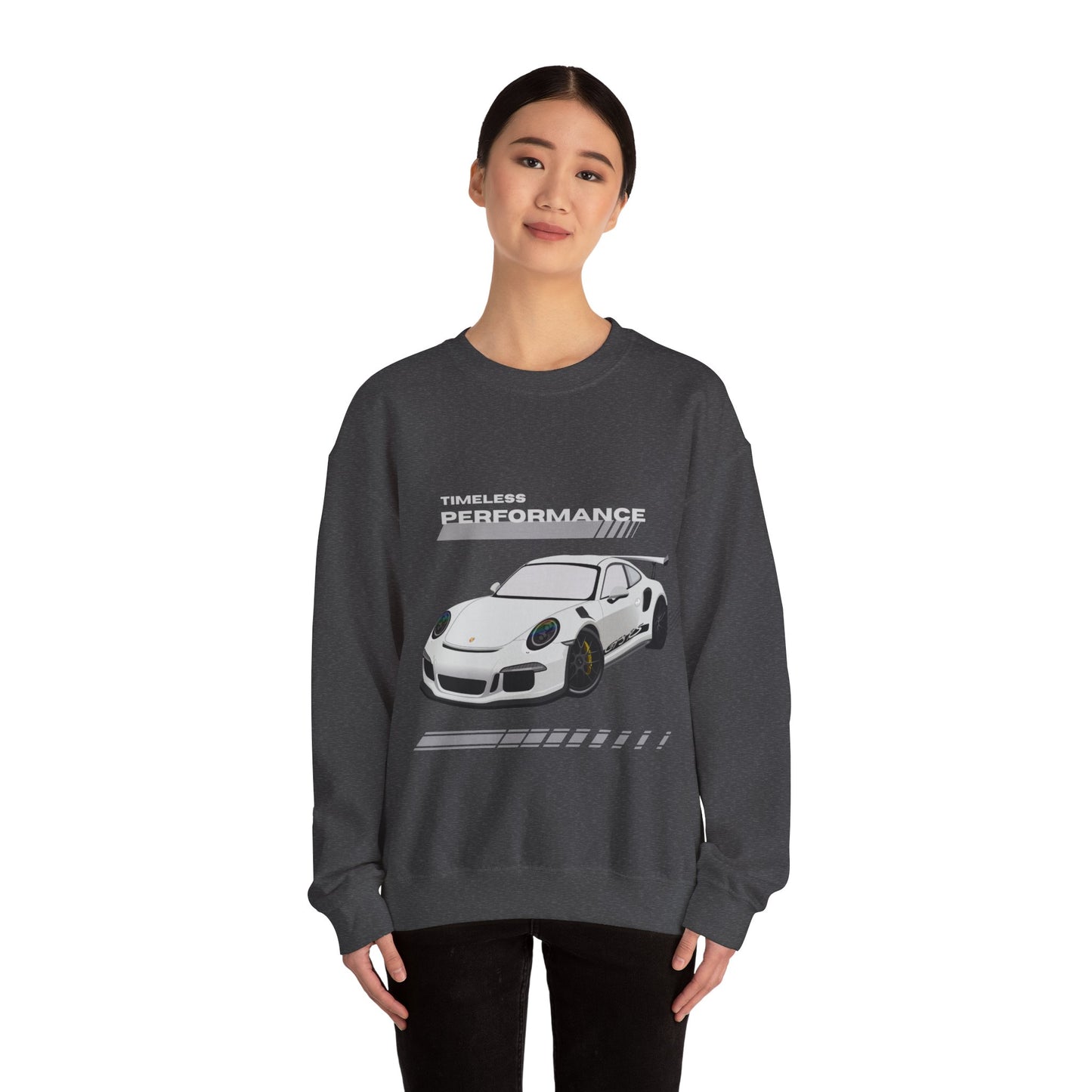 Timeless Performance Sweatshirt, Racing Apparel, Car Enthusiast Gift, Unisex Crewneck, Automotive Style, Gift for Him