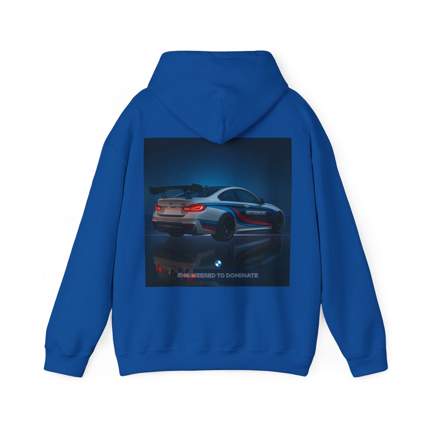 Engineered to Dominate Racing Hoodie - Unisex Heavy Blend Sweatshirt for Car Enthusiasts