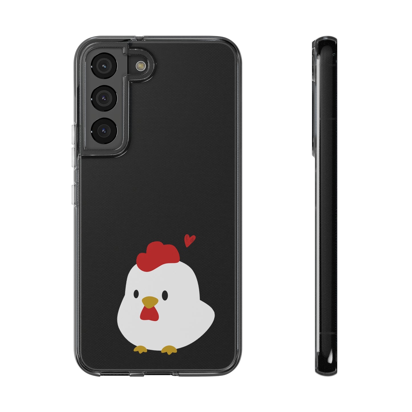 Cute Chicken Soft Phone Case, Animal Phone Cover for Farm Lovers, Gifts for Her, Cute Smartphone Accessory, Chicken Lover Gift