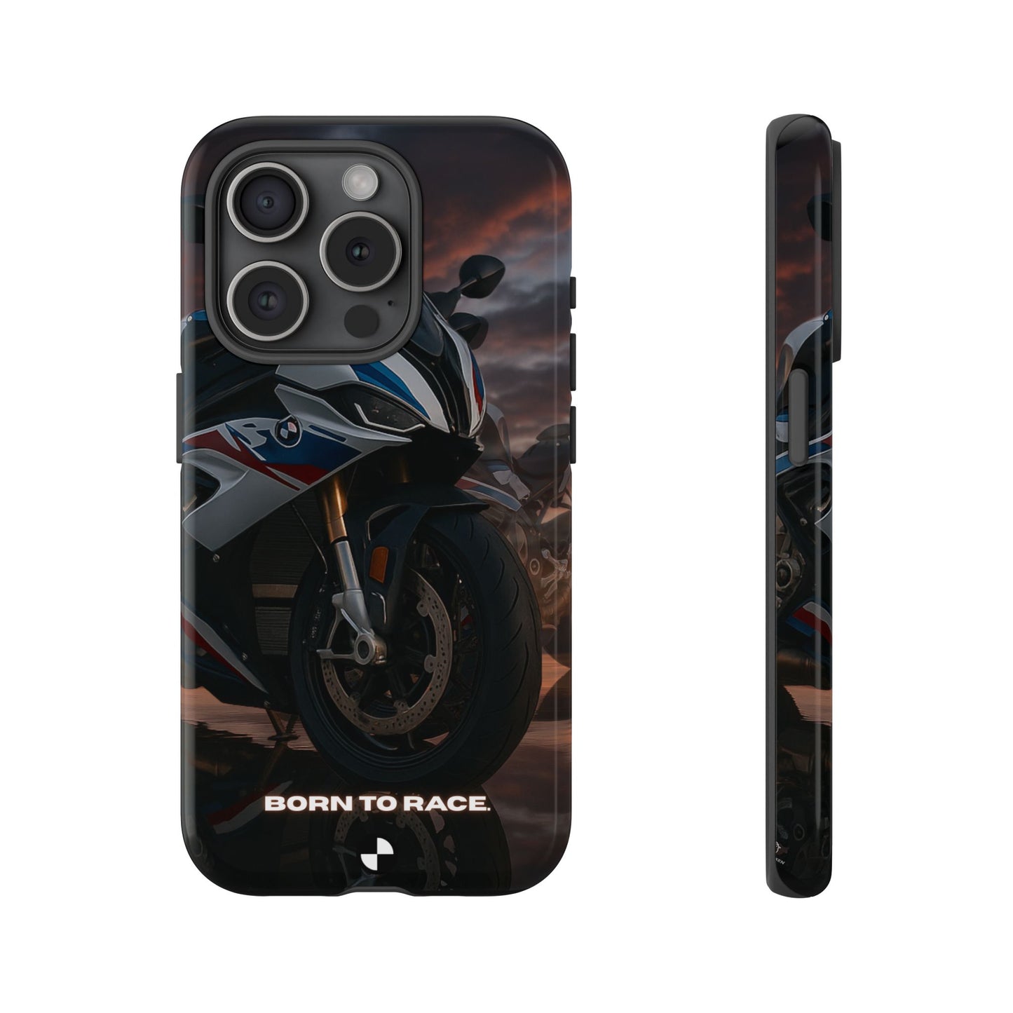 Coque de téléphone pour moto BMW – Design Born to Race